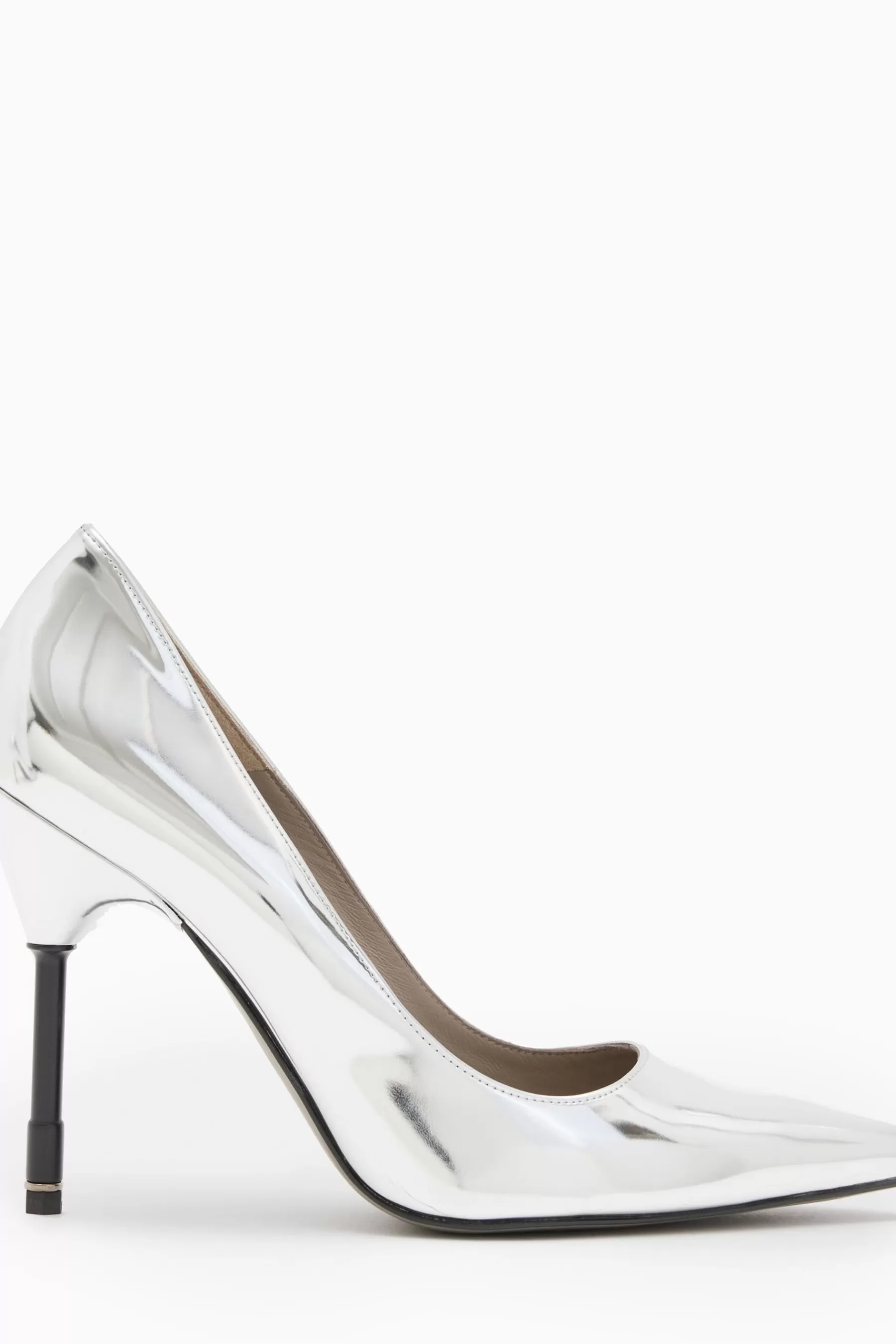 All Saints Heels | Allsaints Nova Court Shoes Silver