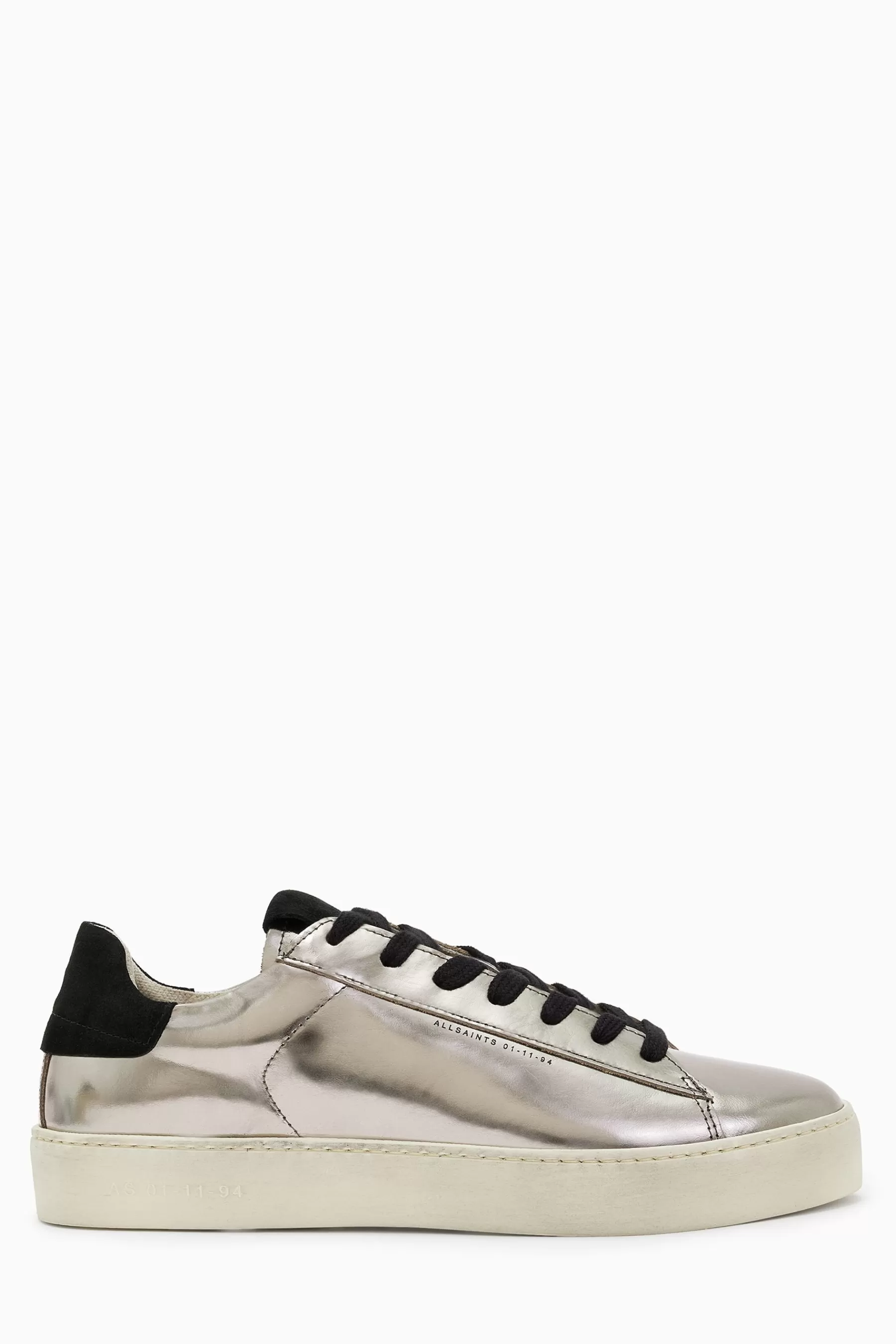 All Saints Flat-Allsaints Shana Shoes Silver