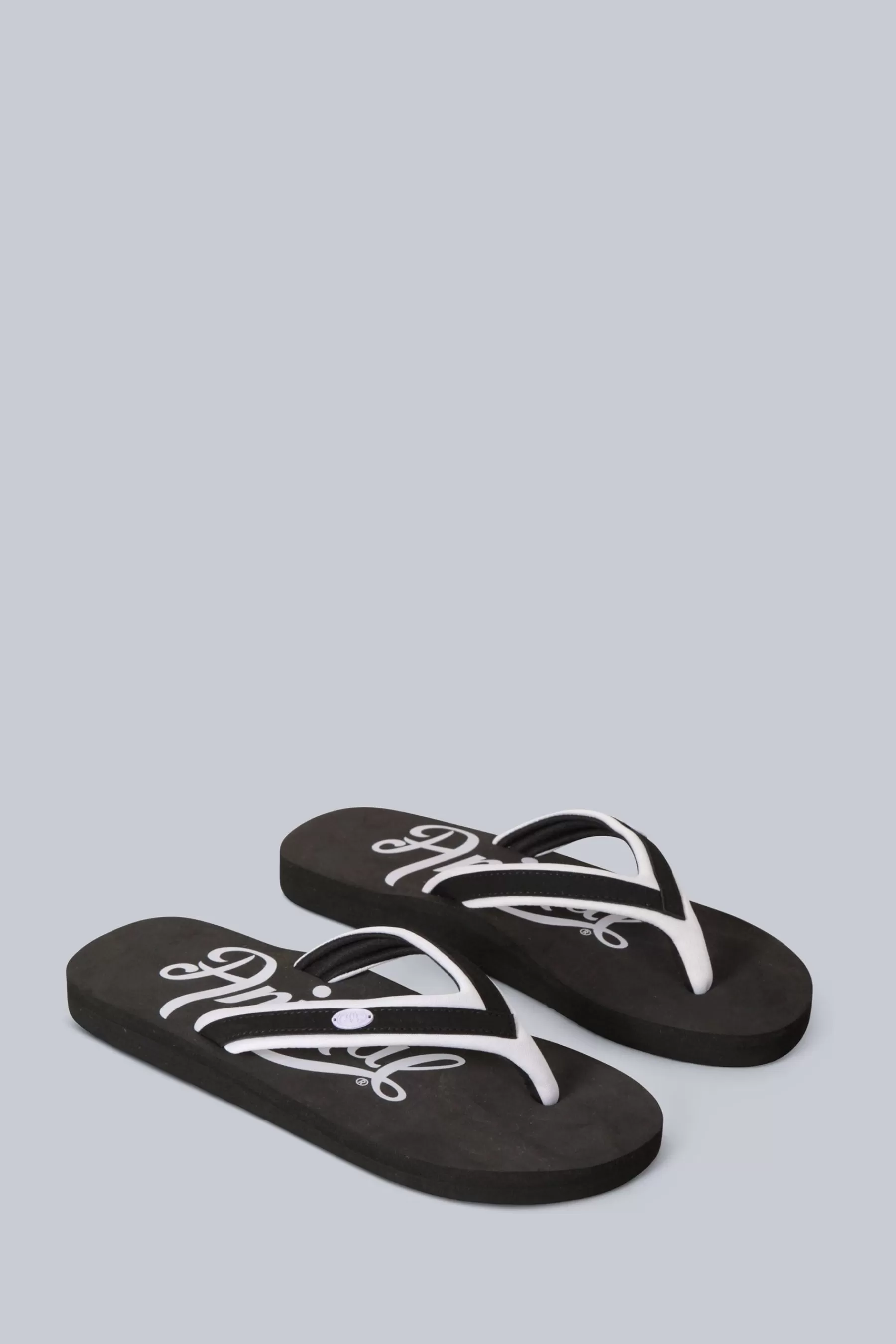 Animal Sandals | Womens Lilac Swish Recycled Flip Flops Black