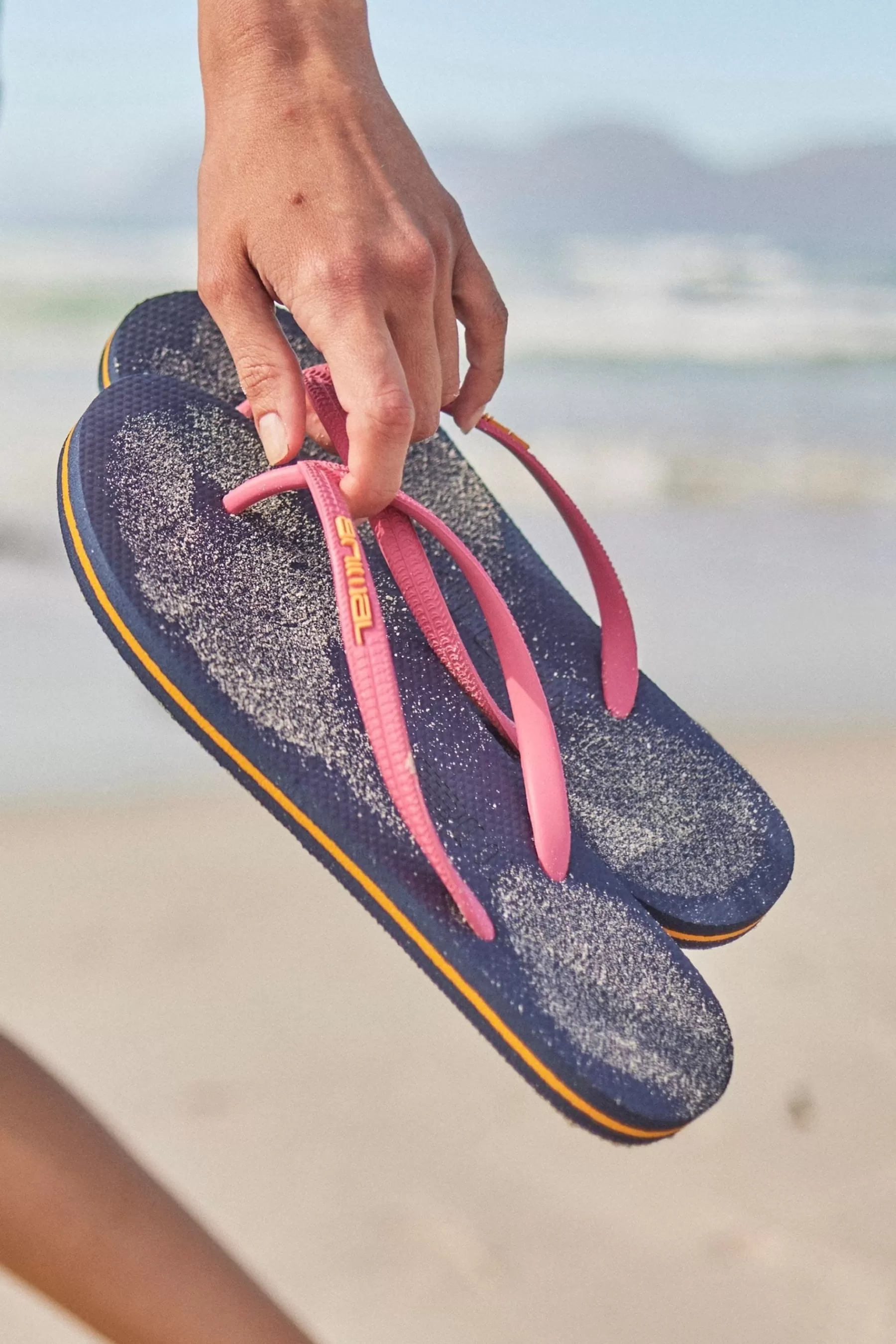 Animal Sandals | Womens Navy Oceana Flip-Flops Blue