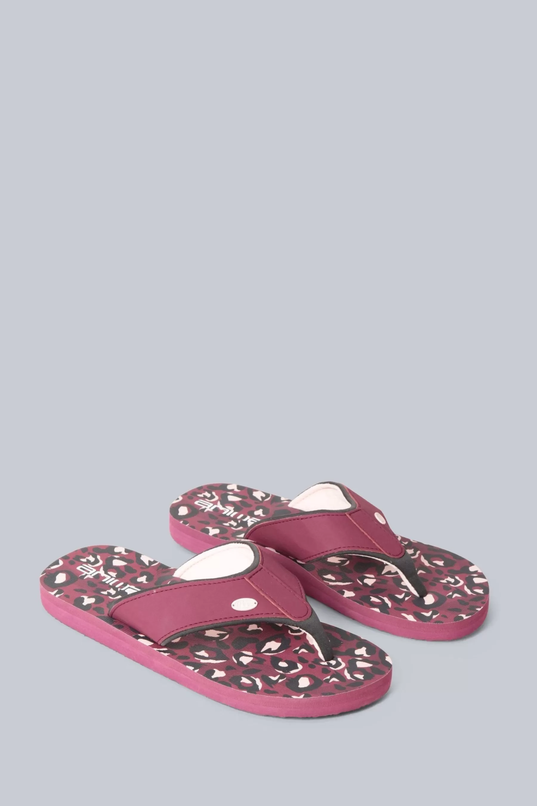 Animal Sandals- Womens Swish Recycled Flip Flops Pink