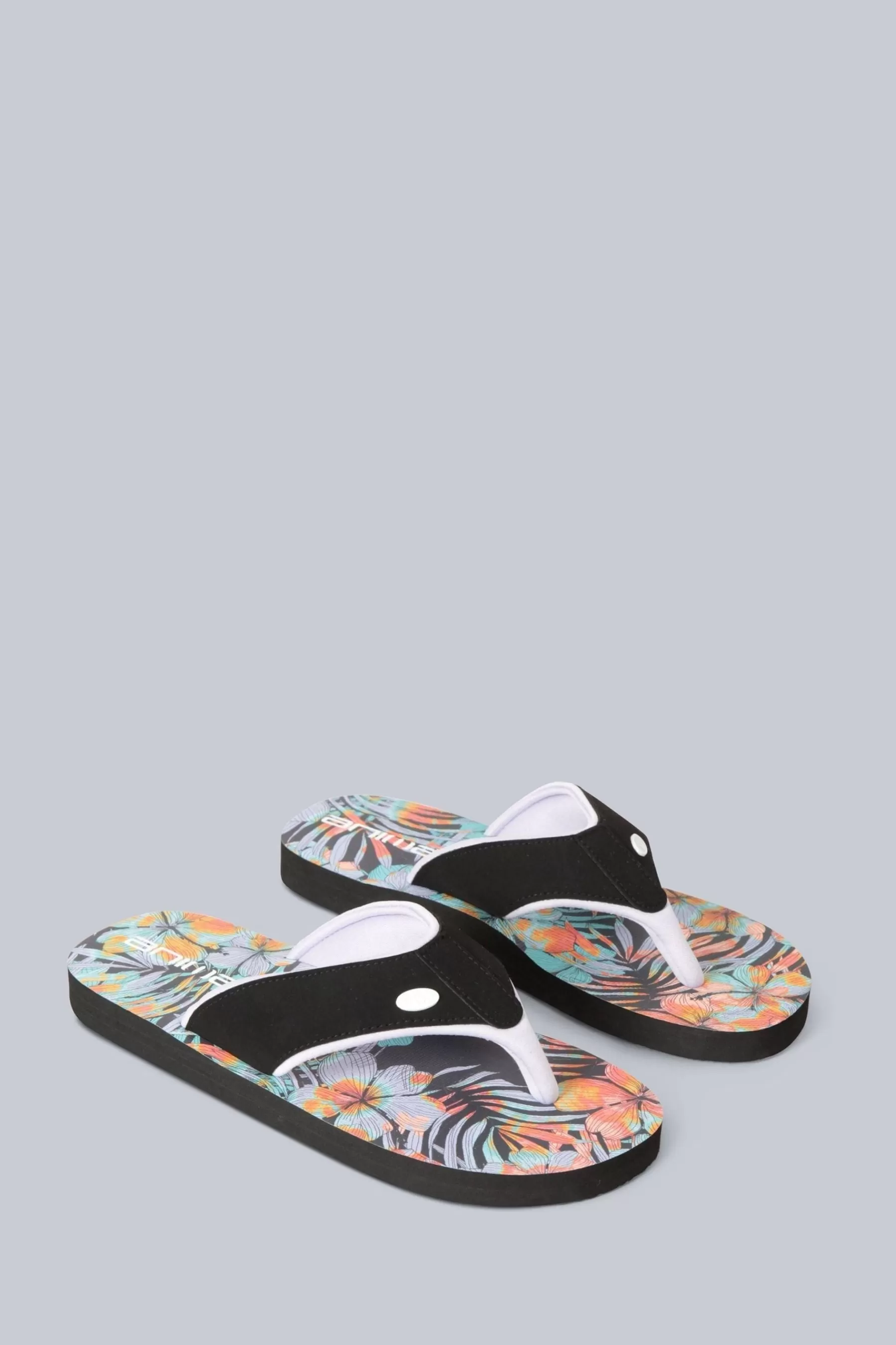 Animal Sandals | Womens Swish Recycled Flip Flops Black