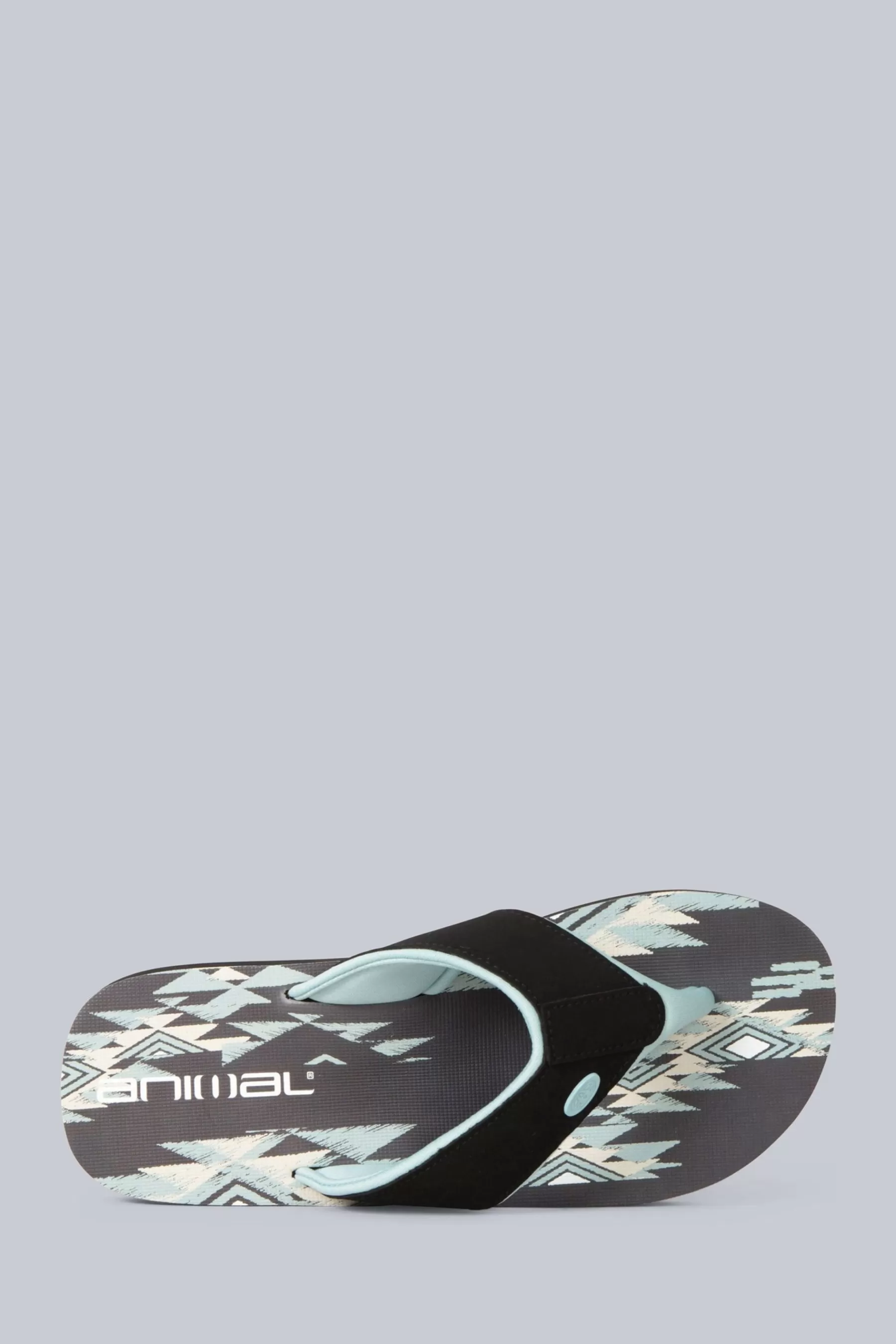 Animal Sandals | Womens Swish Recycled Flip-Flops Black