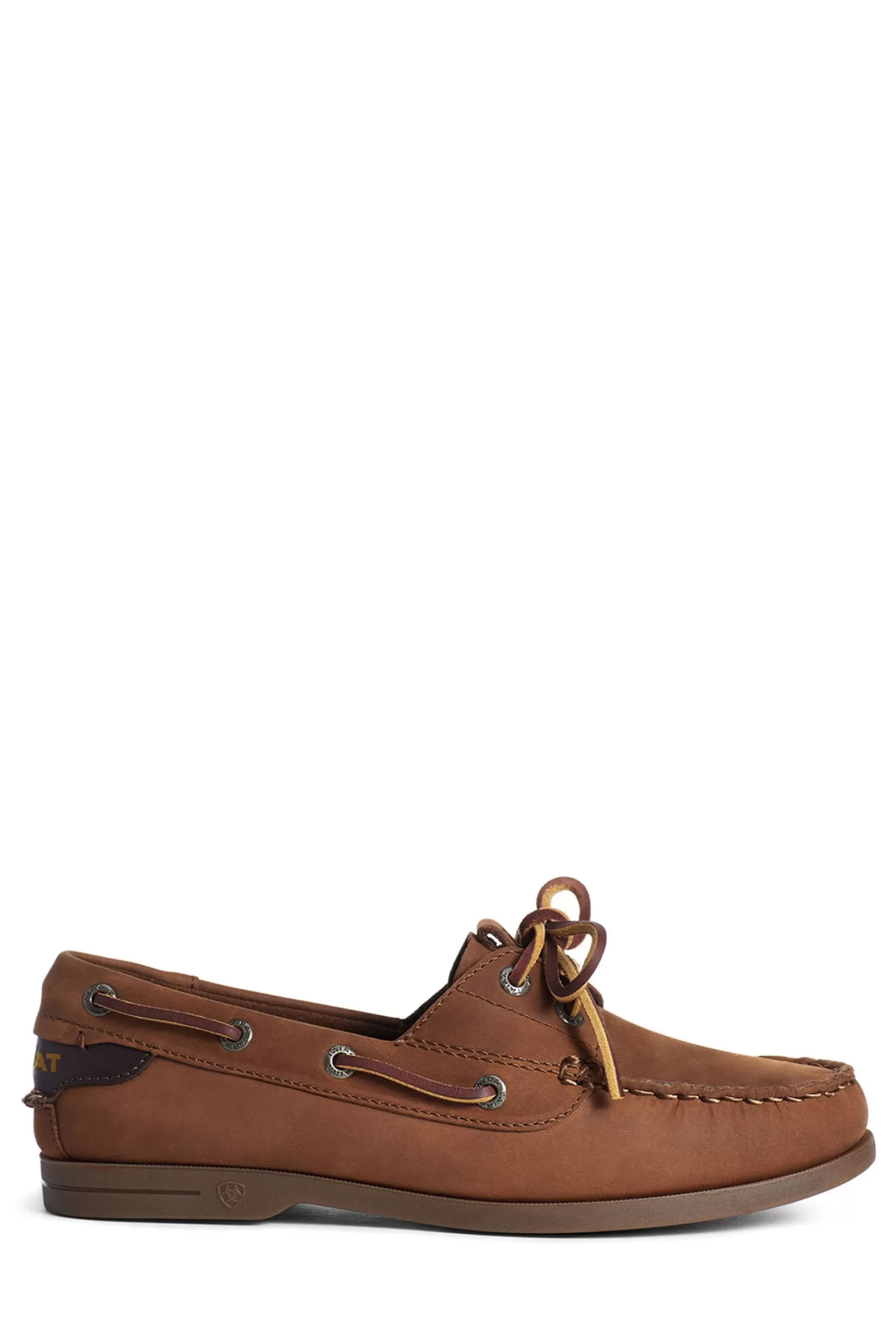 Ariat Flat- Antigua Boat Shoes Brown