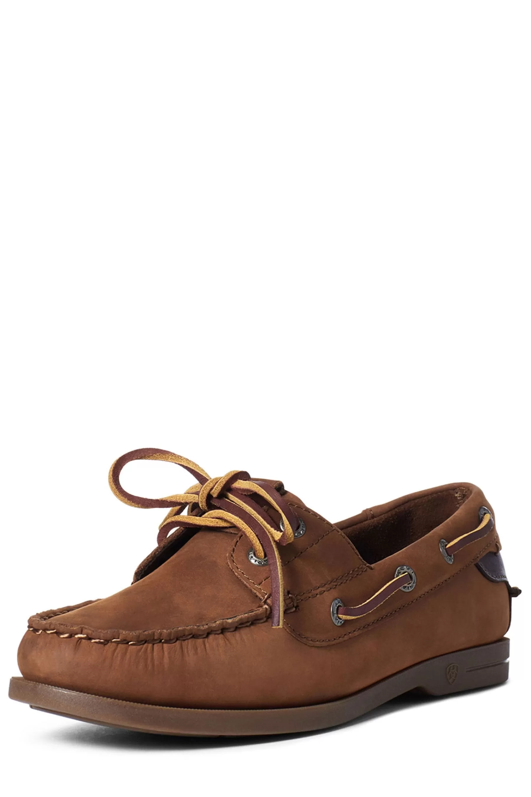 Ariat Flat- Antigua Boat Shoes Brown