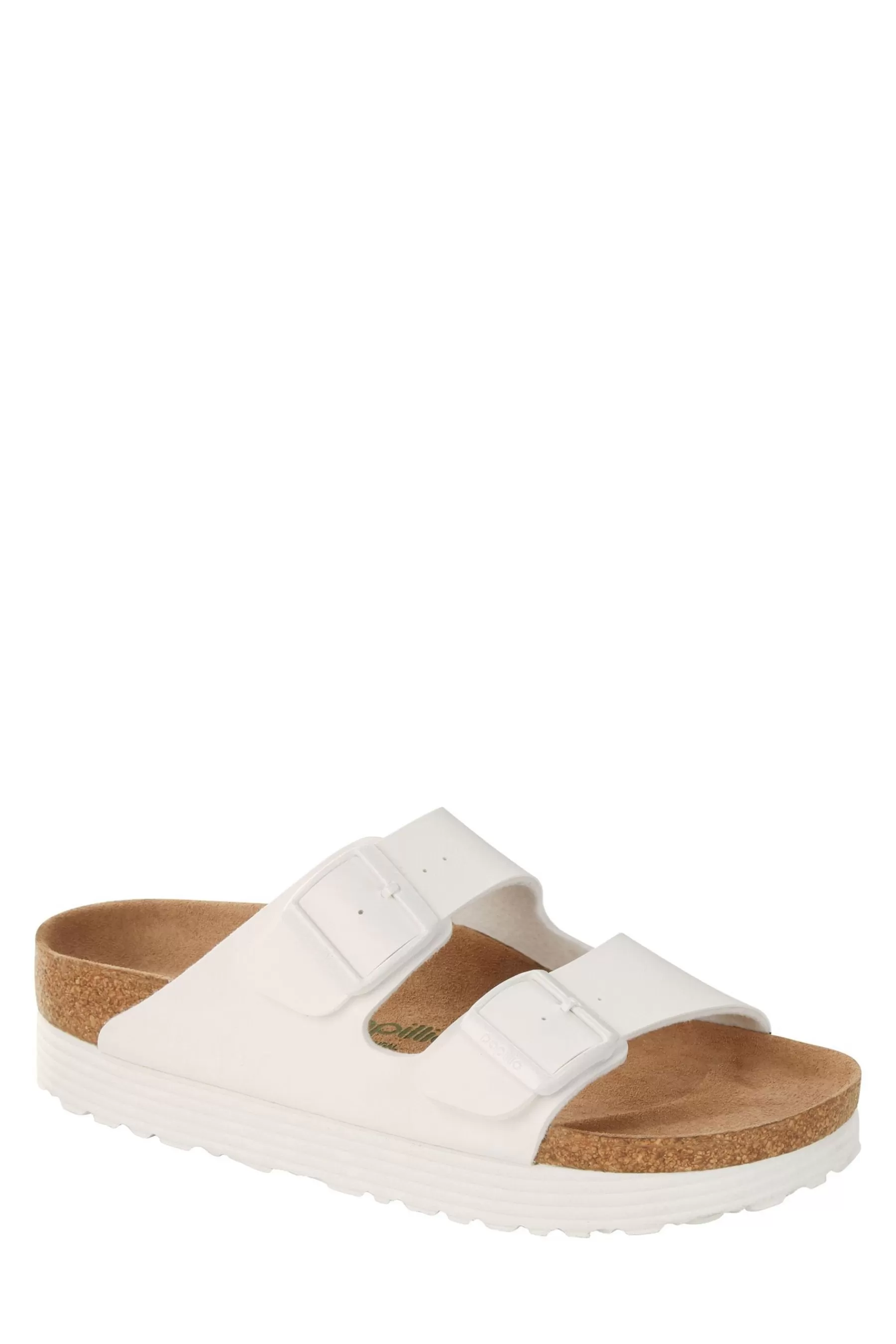 Birkenstock Sandals- Papillio Arizona Vegan Platform Sandals White