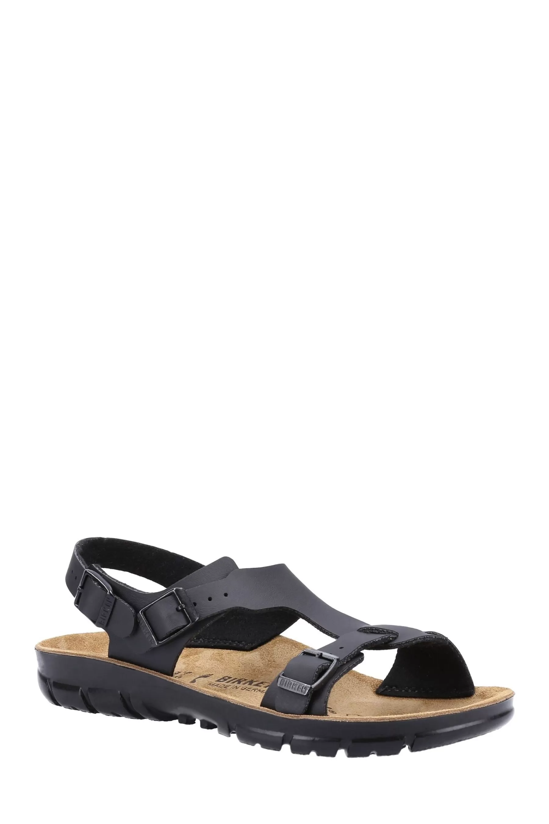 Birkenstock Sandals- Saragossa Birko-Flor Sandals Black