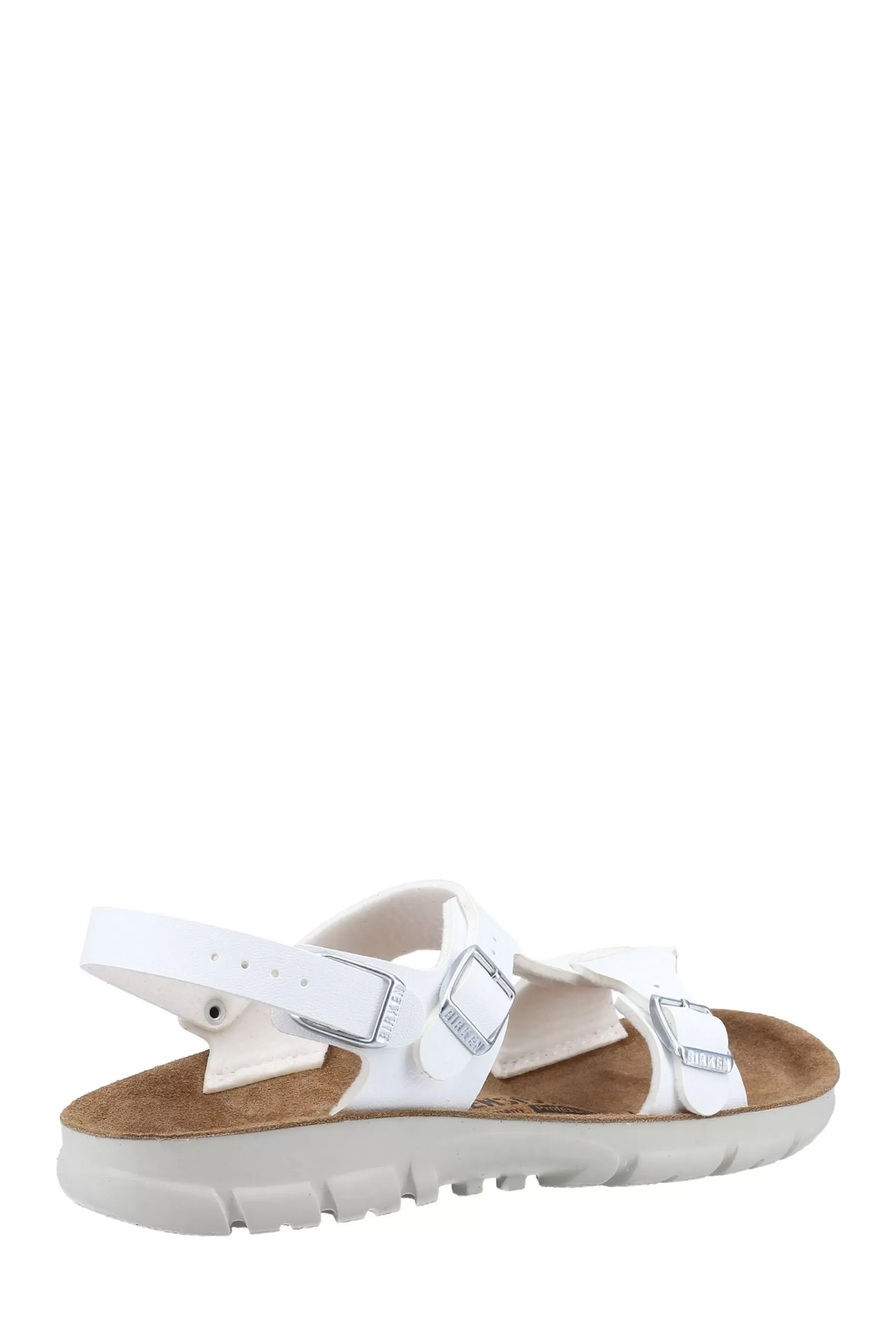 Birkenstock Sandals- Saragossa Birko-Flor Sandals White