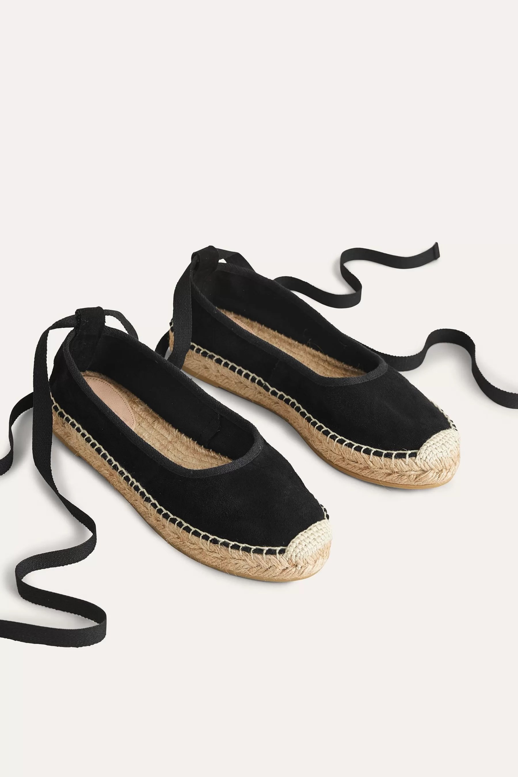 Boden Flat- Ballet Espadrille Flats Black