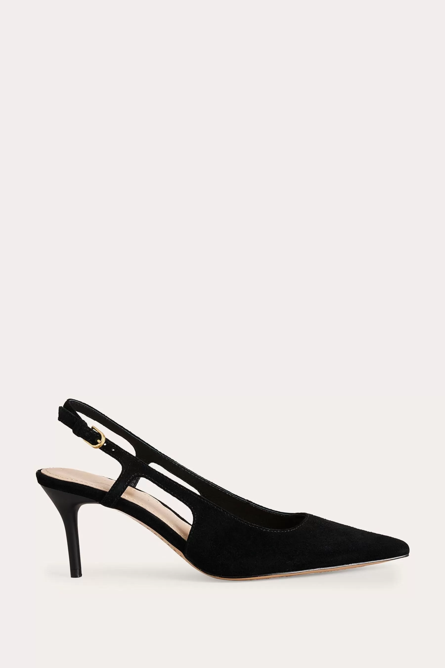 Boden Heels | Cut-Out Slingback Heels Black