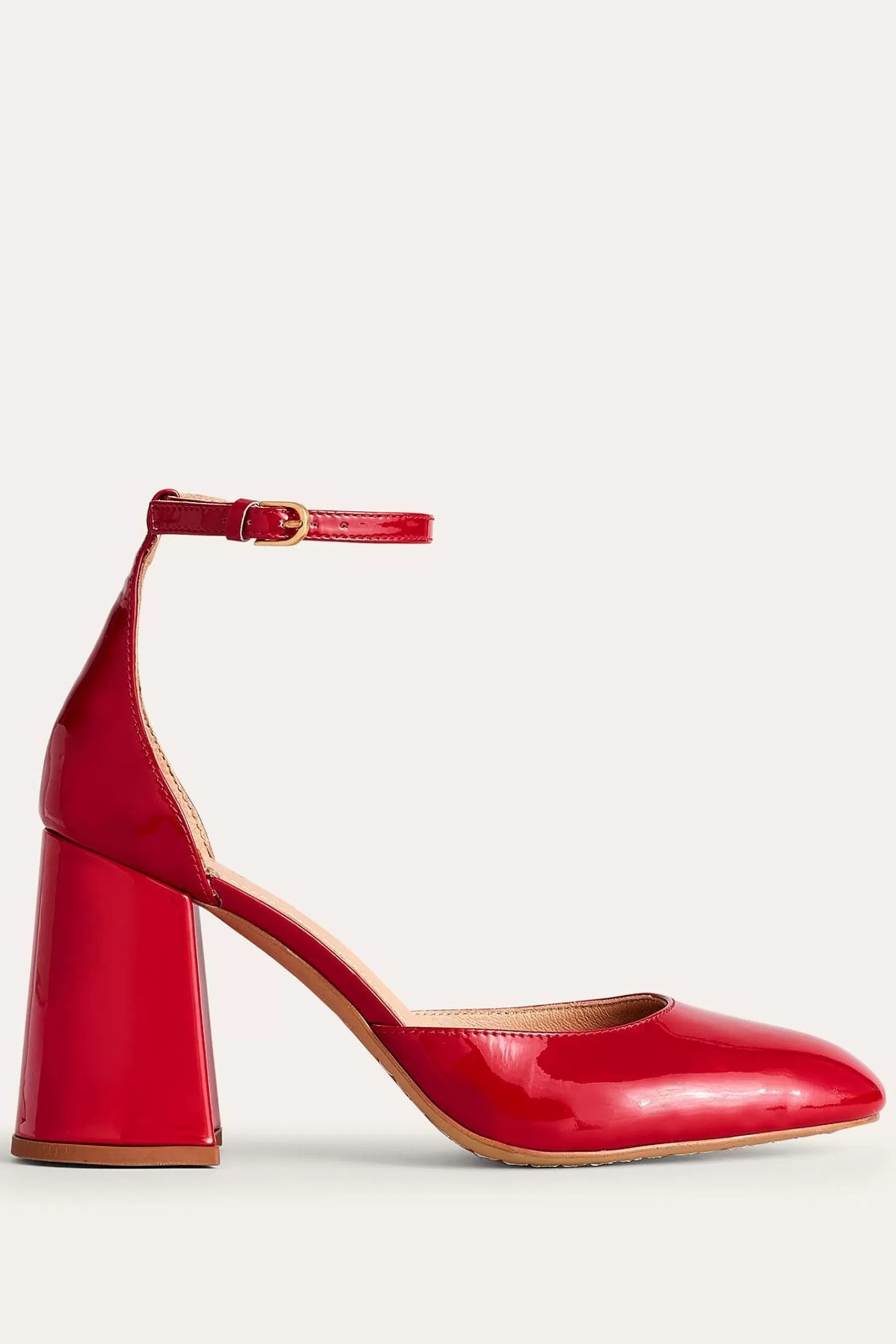 Boden Heels | Patent-Leather Court Shoes Red