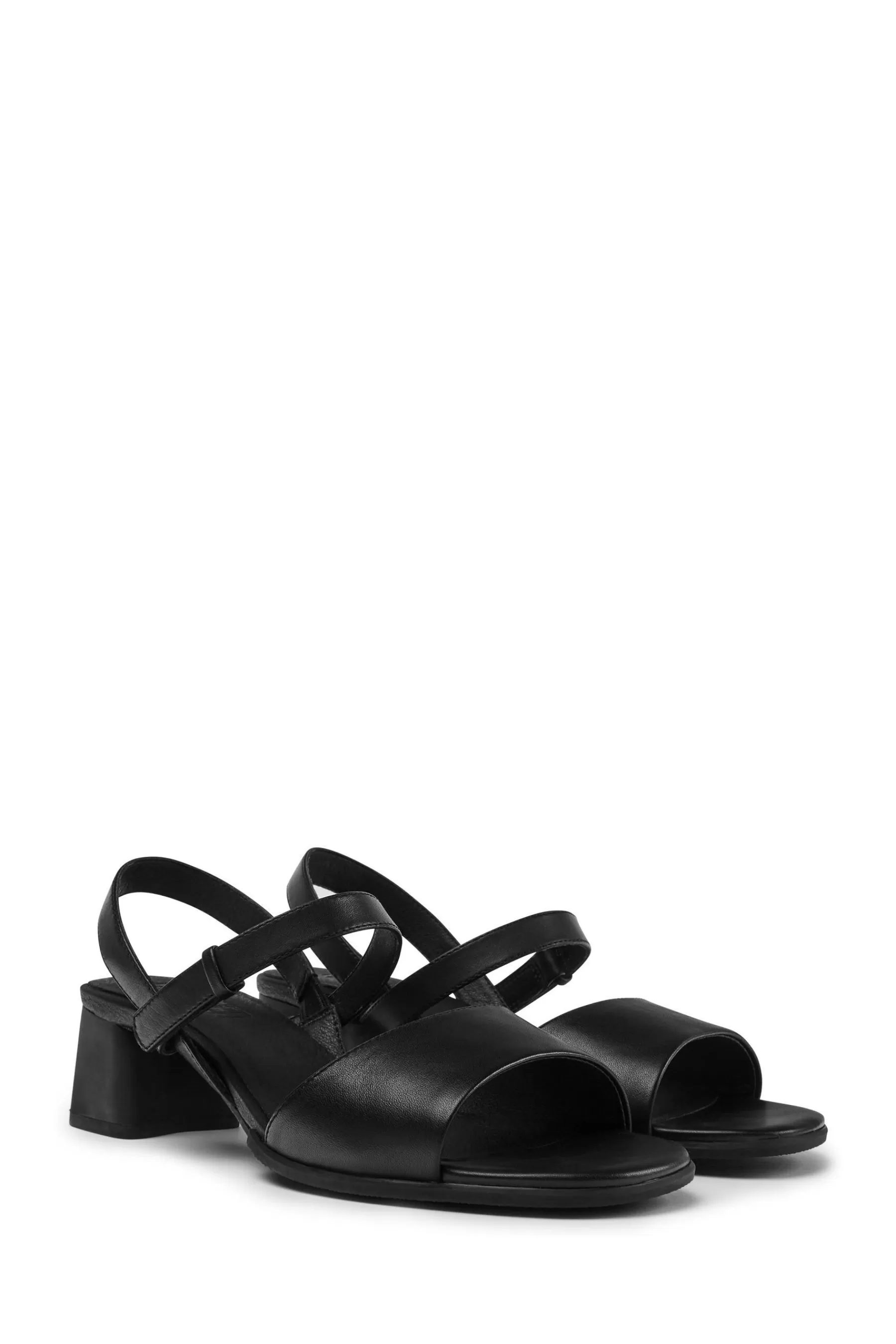 Camper Sandals | Women'S Katie Strappy Full Grain Leather Sandals Black