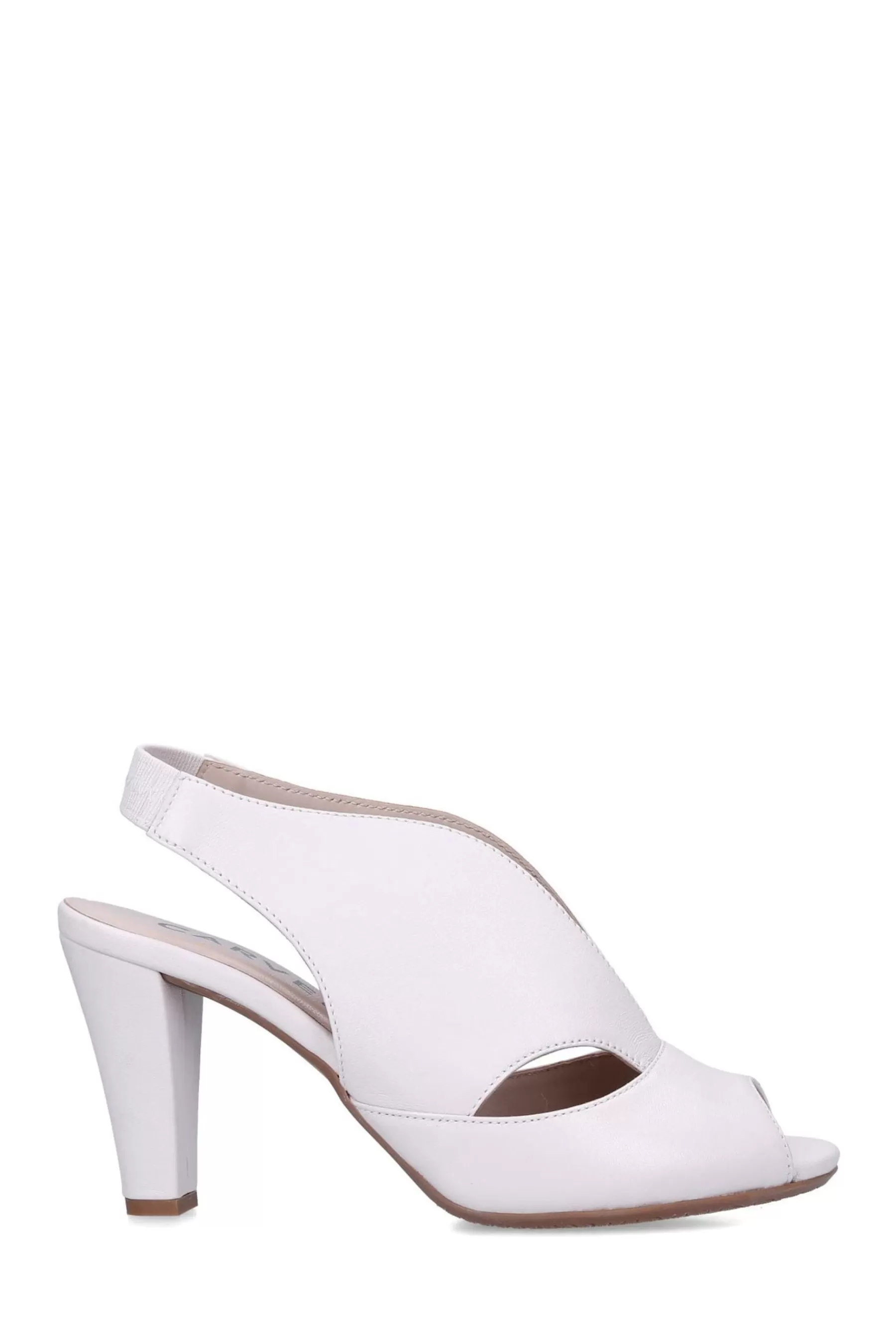 Carvela Sandals- Arabella Heeled Sandals Cream