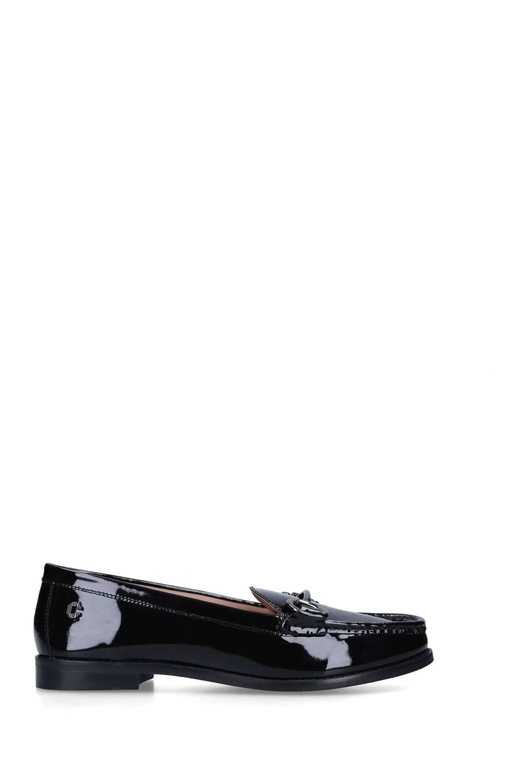 Carvela Comfort Flat- Snap Shoes Black