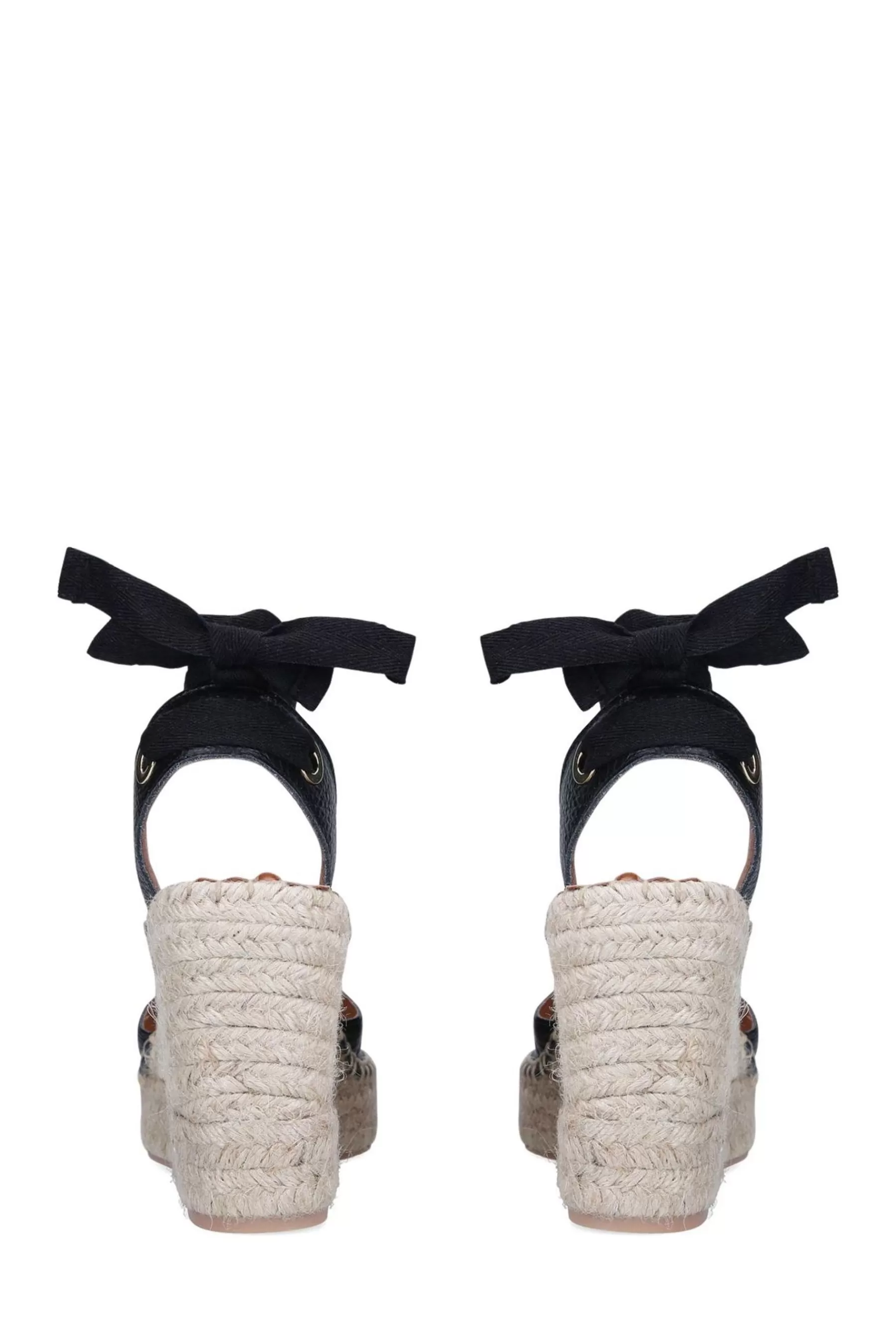 Carvela Comfort Sandals | Spritz Tie Sandals Black Upper