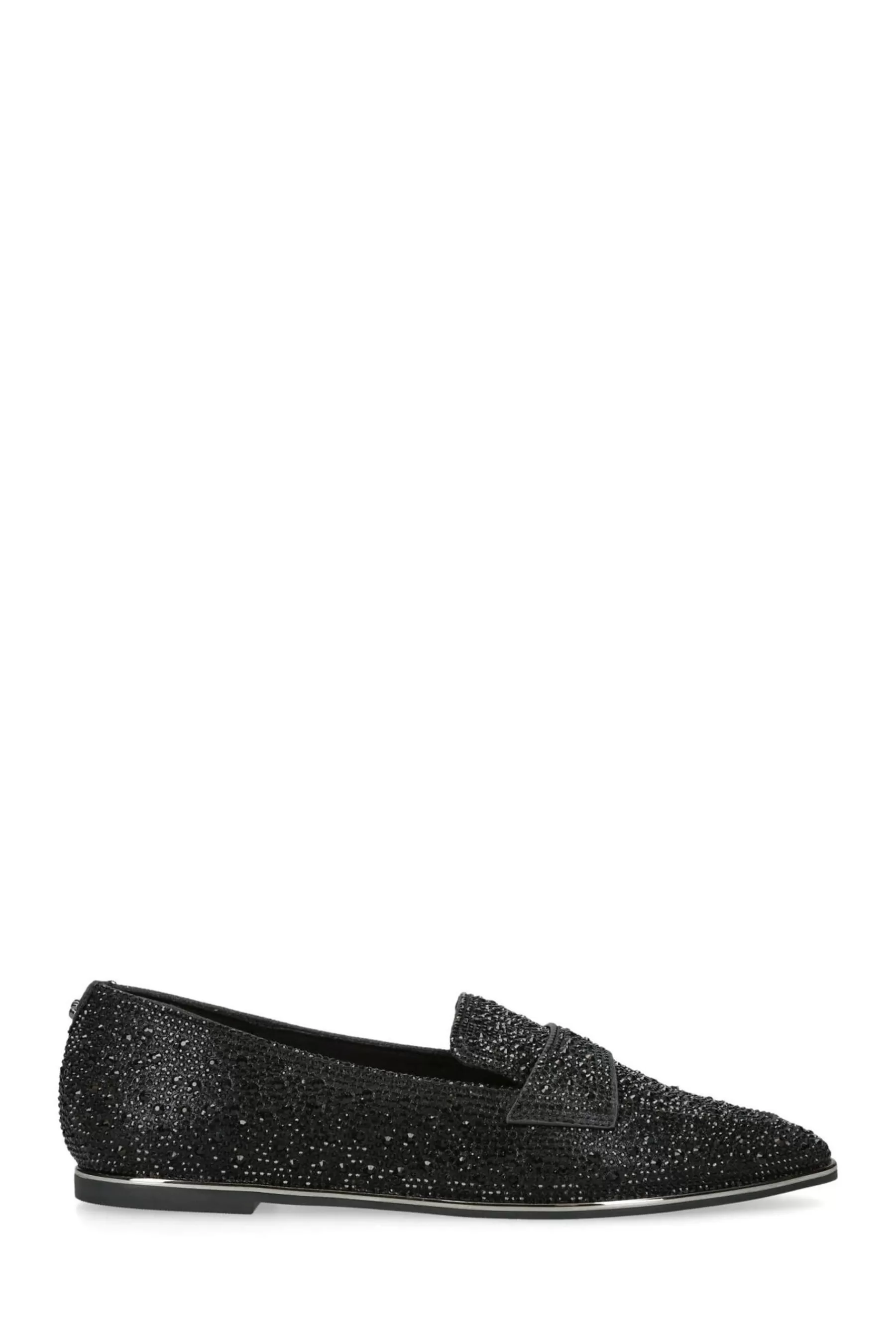 Carvela Flat- Lexie Jewel Shoes Black