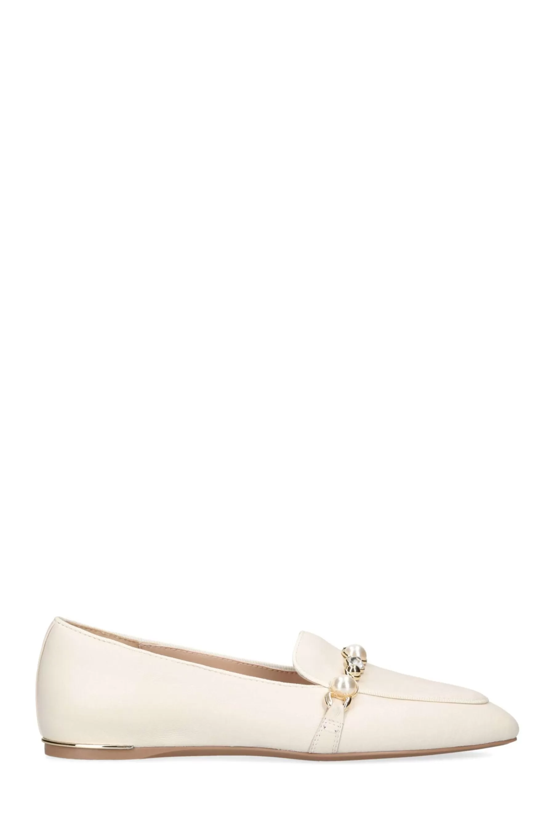 Carvela Flat- Precious Loafer Shoes Cream