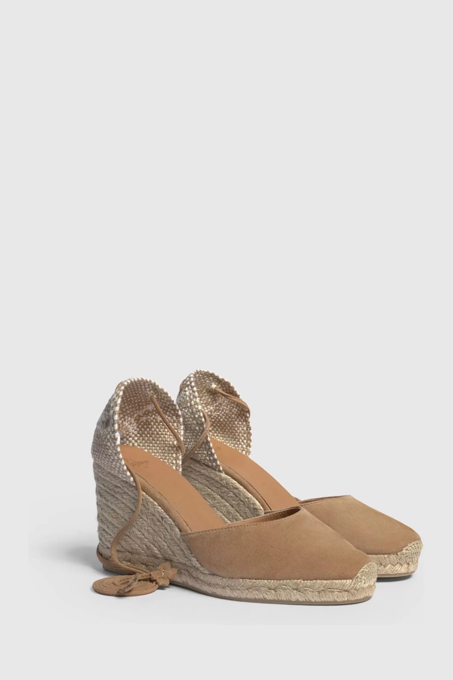 Castaner Sandals | Carina Espadrille Wedges Camel