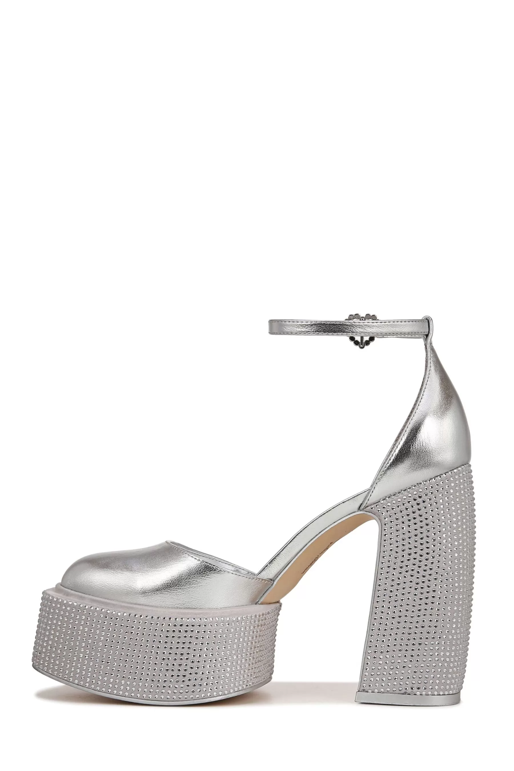 Circus NY Heels | Bailey Jewel Heeled Shoes Silver