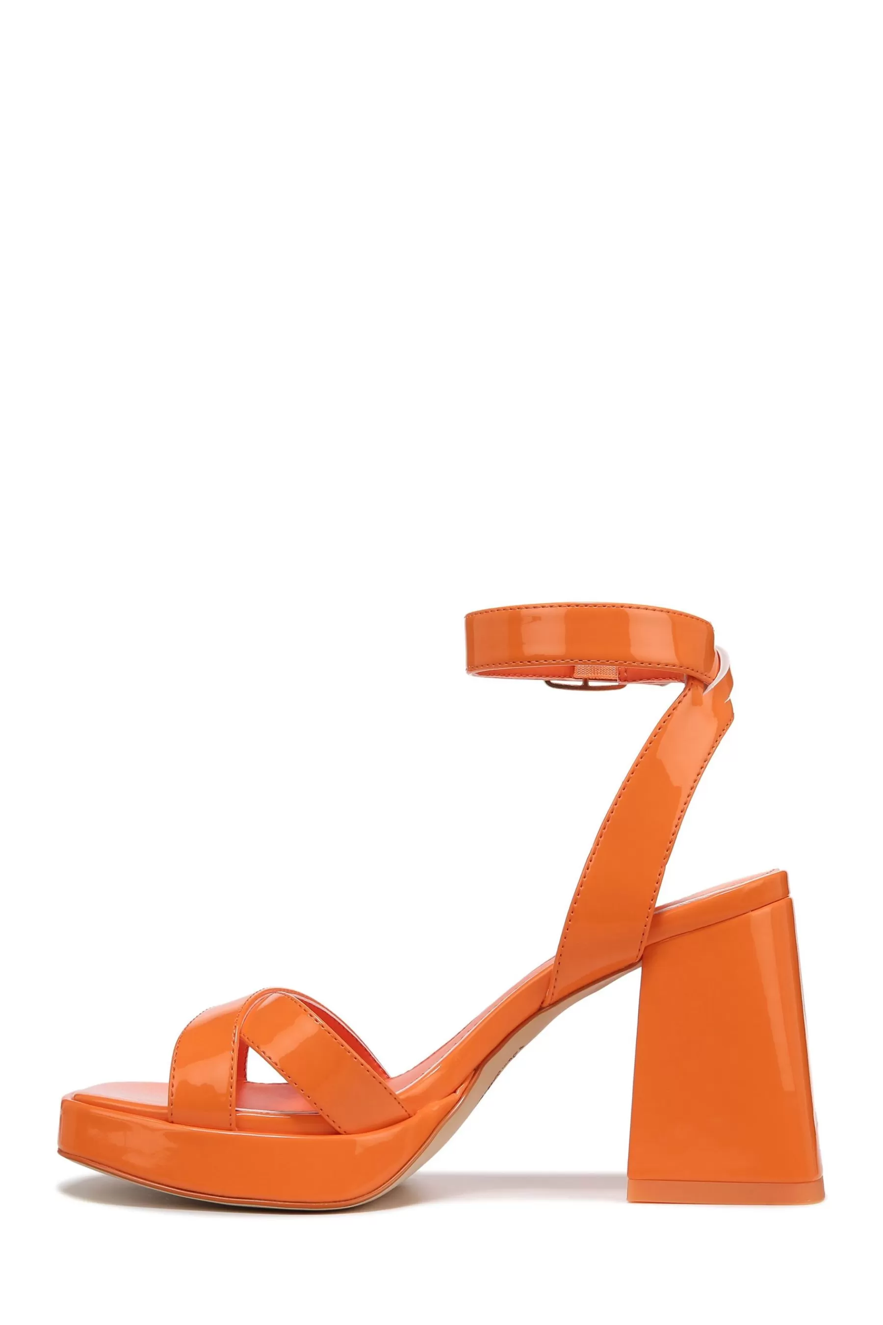 Circus NY Sandals- Kaitlyn Heeled Sandals Orange