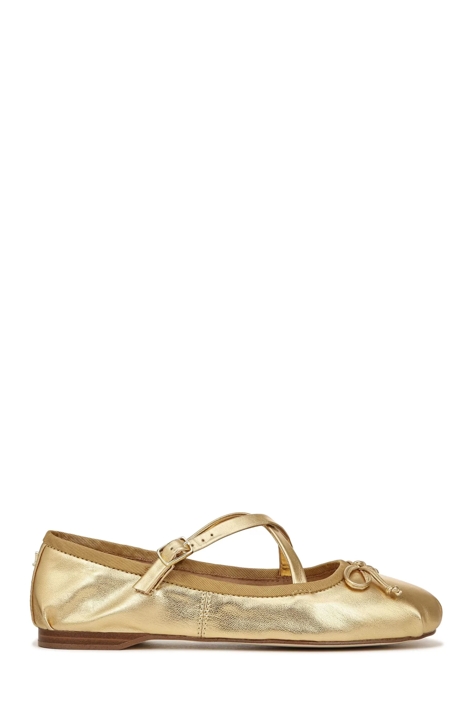 Circus NY Flat- Zuri Ballerina Shoes Gold