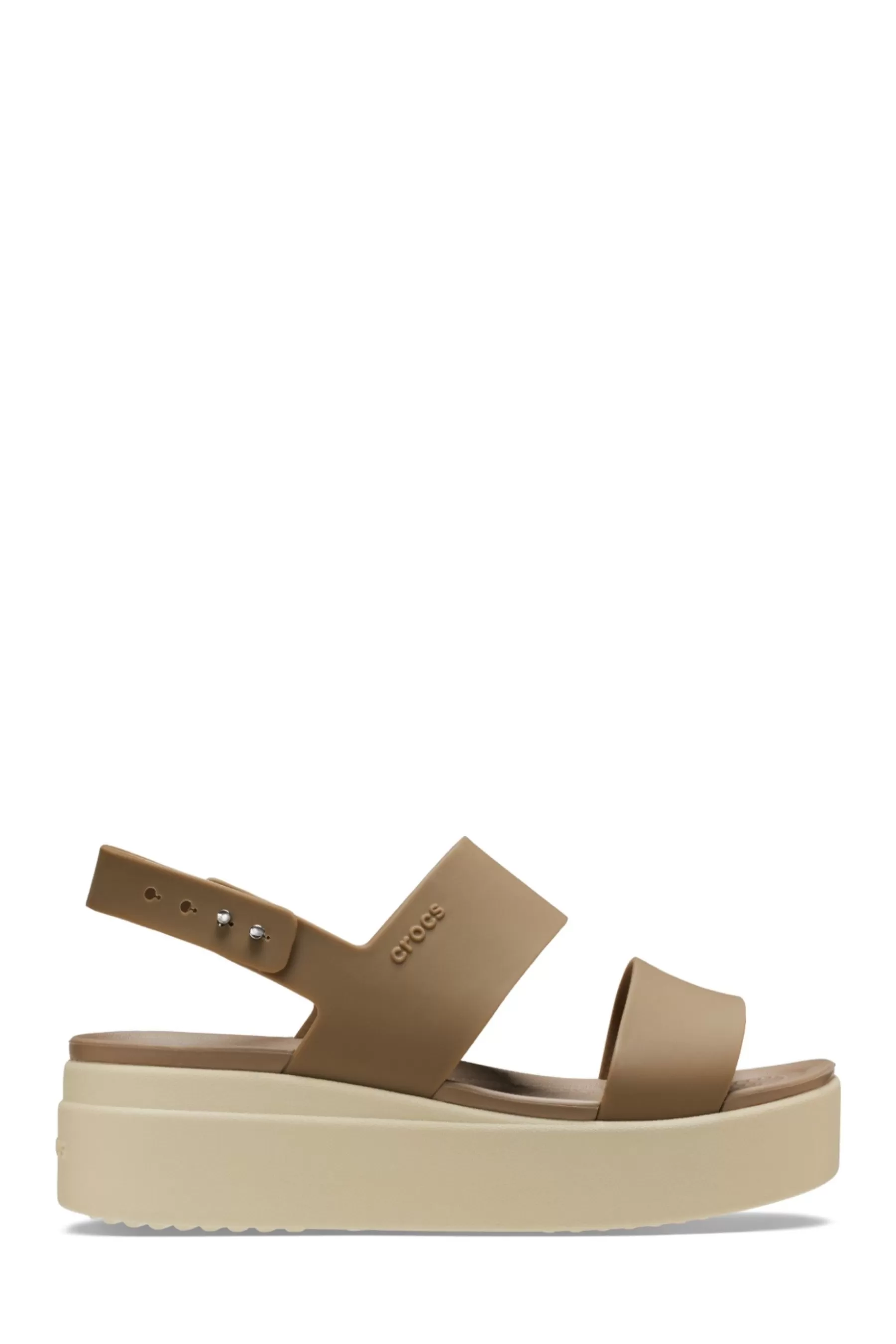 Crocs Sandals | Brooklyn Low Wedge Sandals Brown