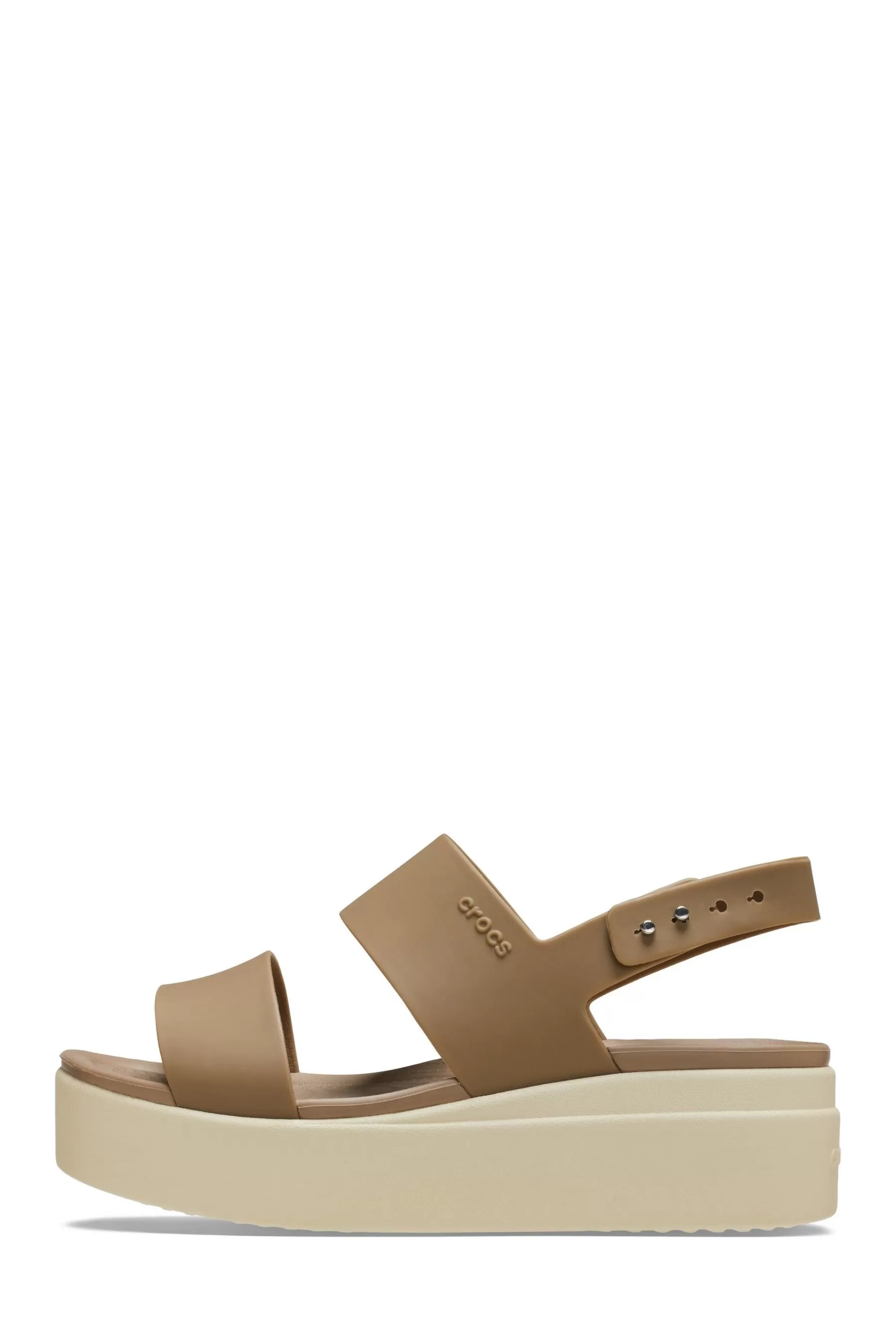 Crocs Sandals | Brooklyn Low Wedge Sandals Brown