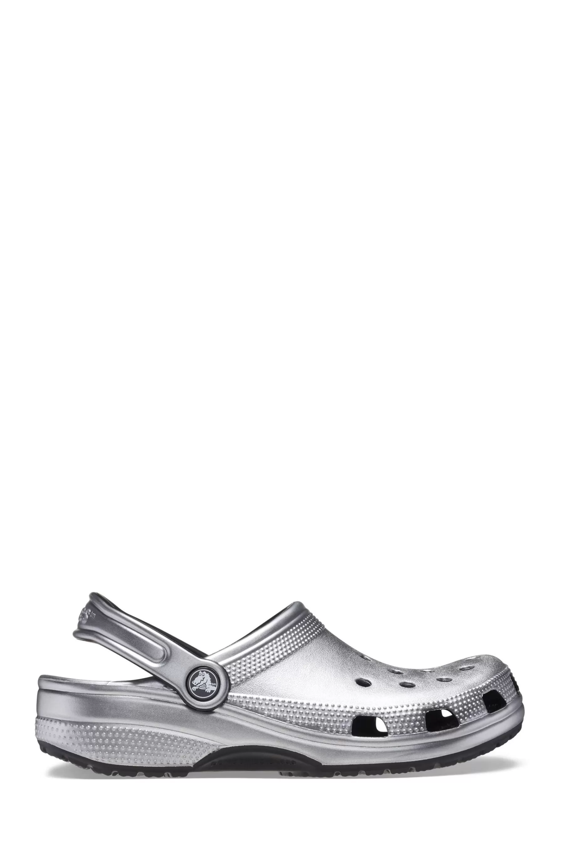 Crocs Sandals | Classic Metallic Clogs Silver