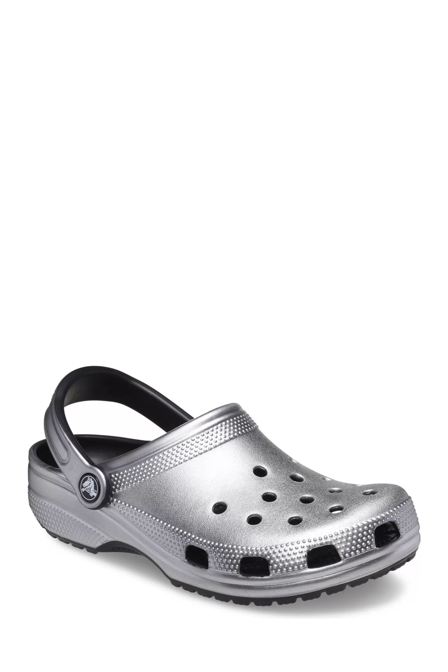 Crocs Sandals | Classic Metallic Clogs Silver