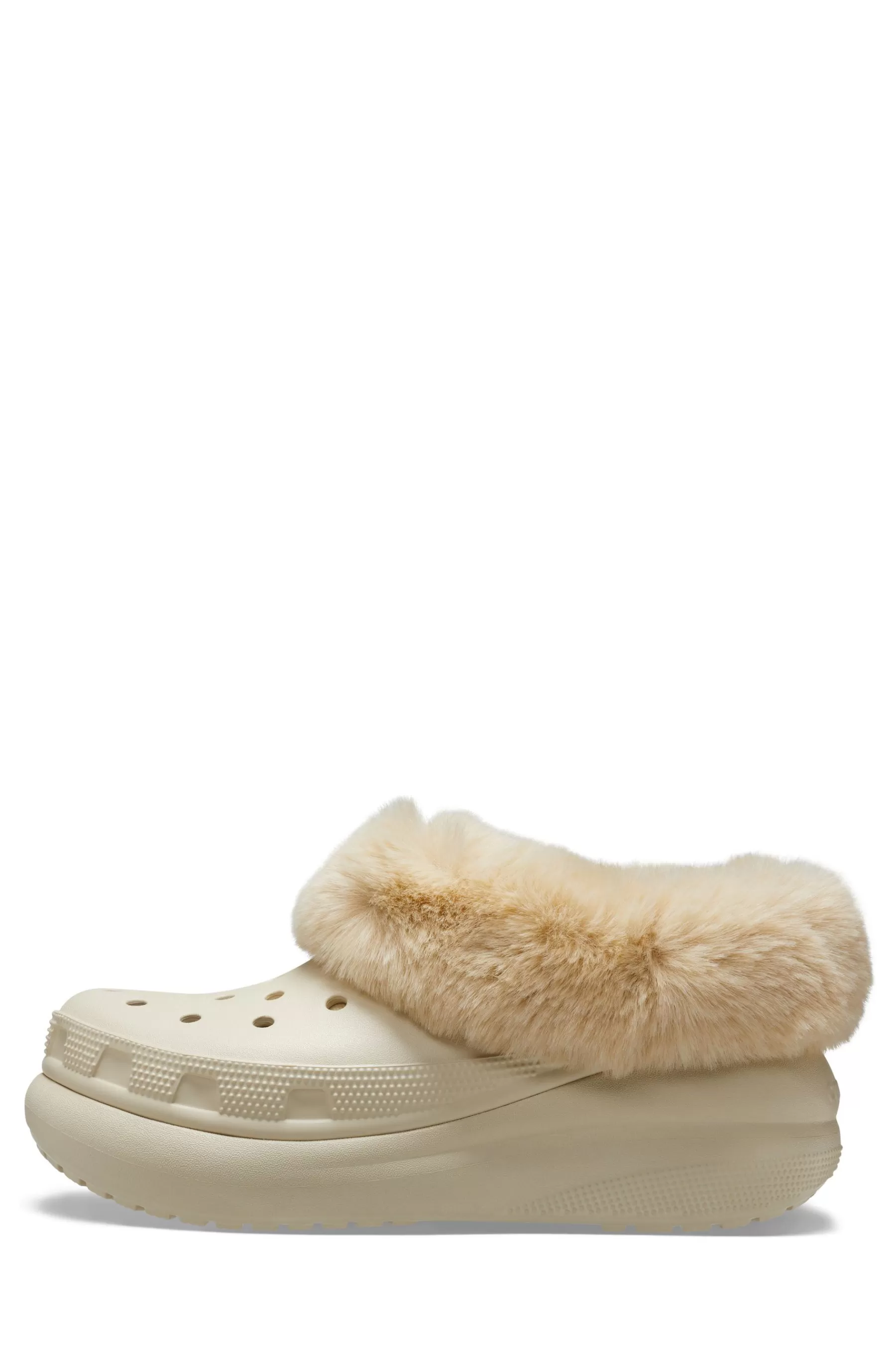 Crocs Heels | Furever Crush Clog Sandals Cream