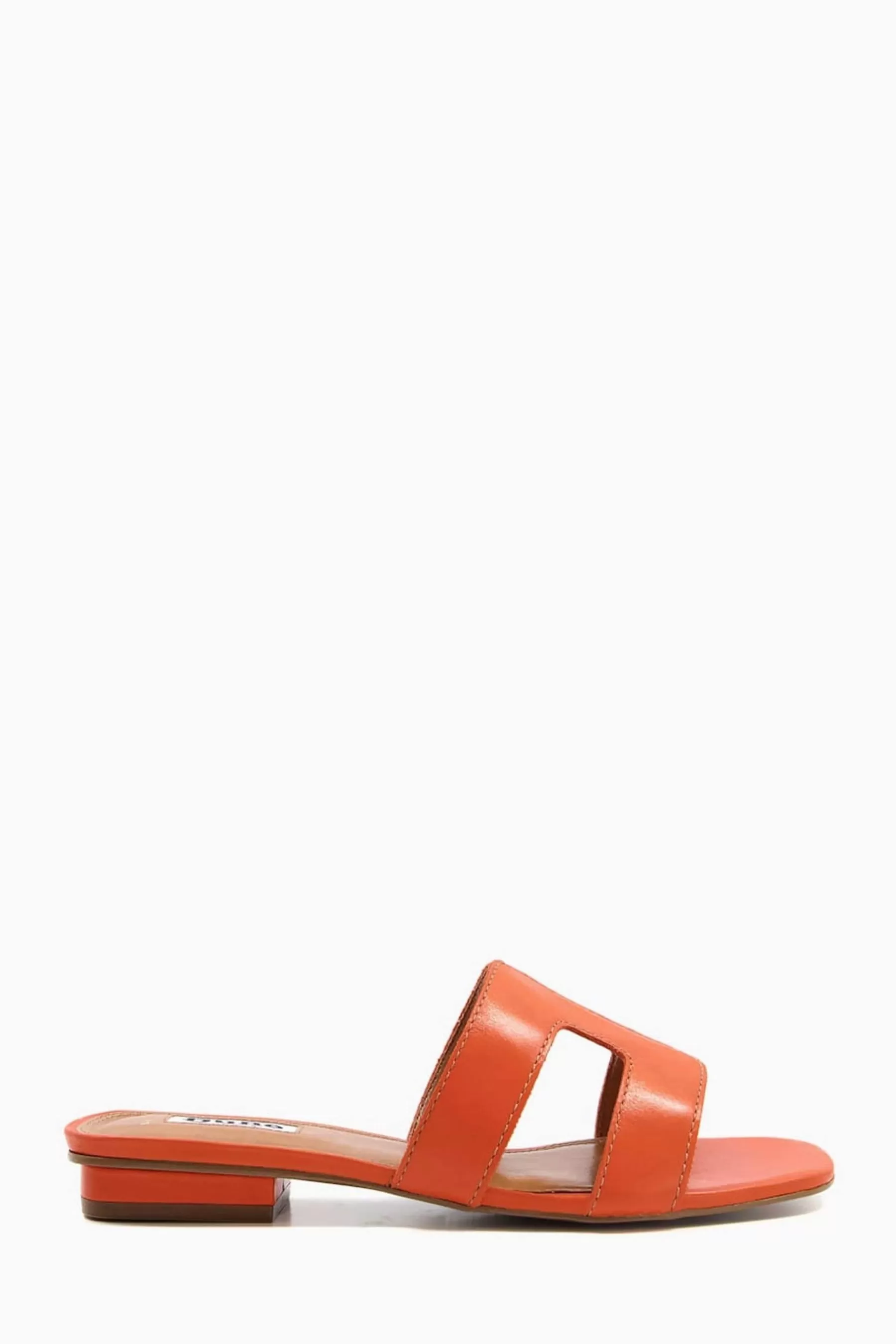 Dune London Sandals | Loupe Wide Fit Smart Slider Sandals Orange