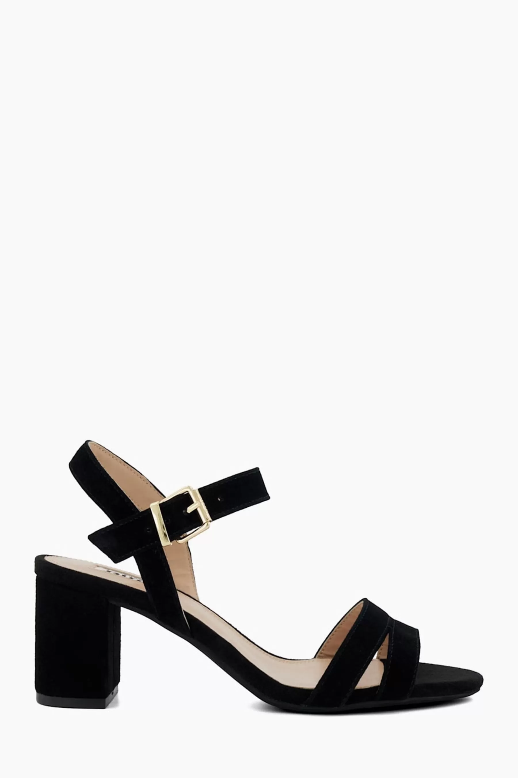 Dune London Sandals | Merisa 2 Part Block Heel Sandals Black