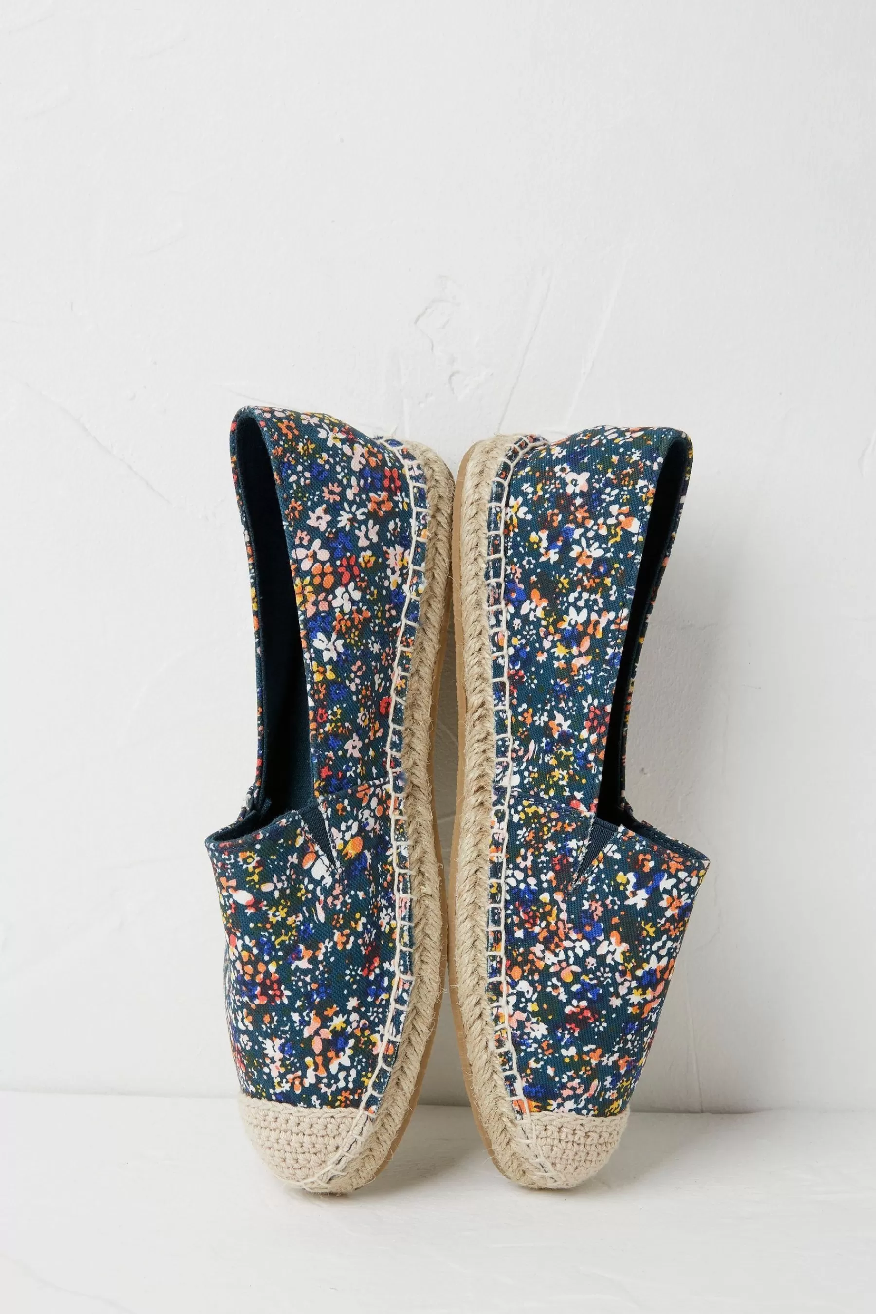 Fat Face Flat | Fatface Maggie Printed Espadrilles Blue