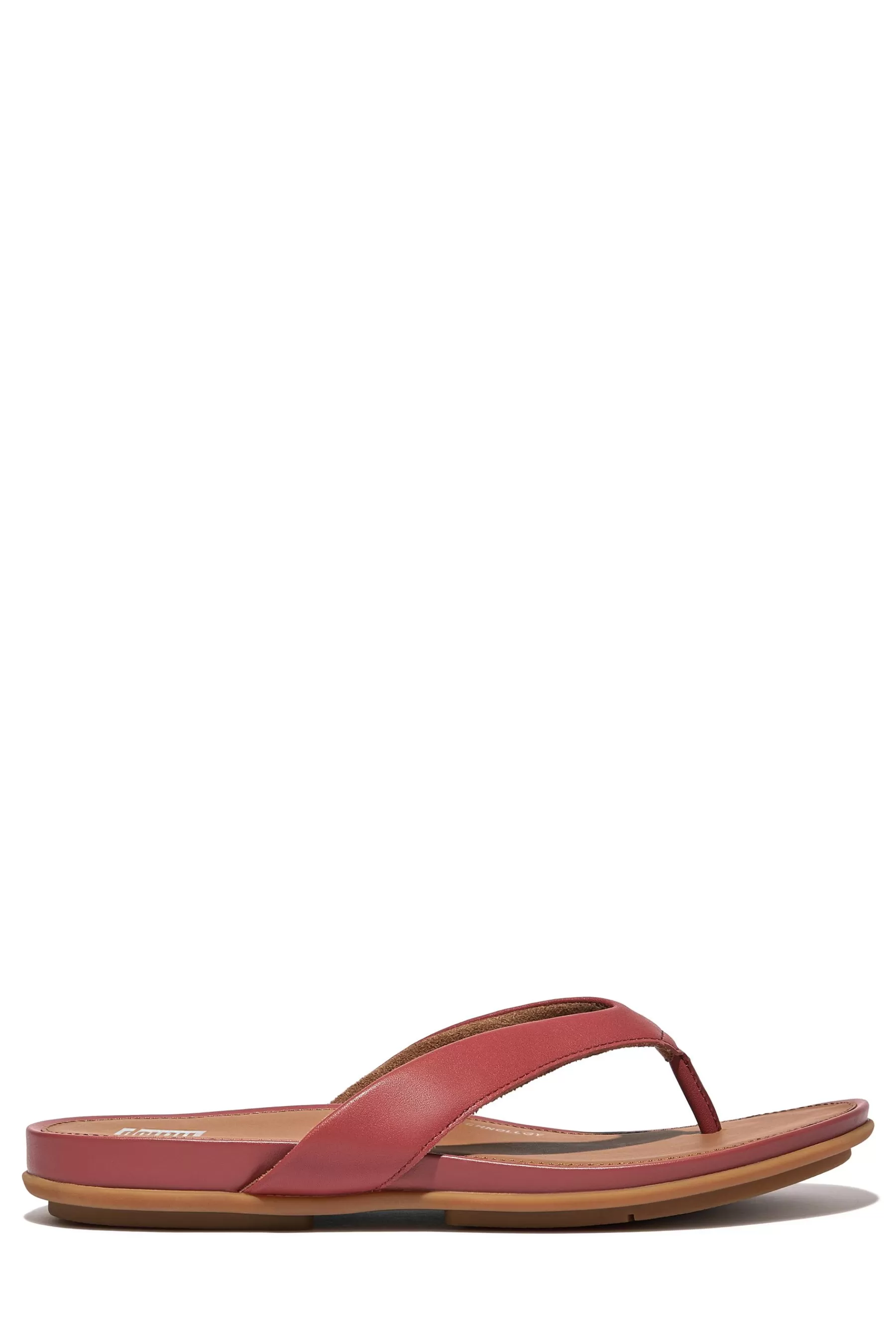 FitFlop Sandals | Gracie Leather Flip Flops Red