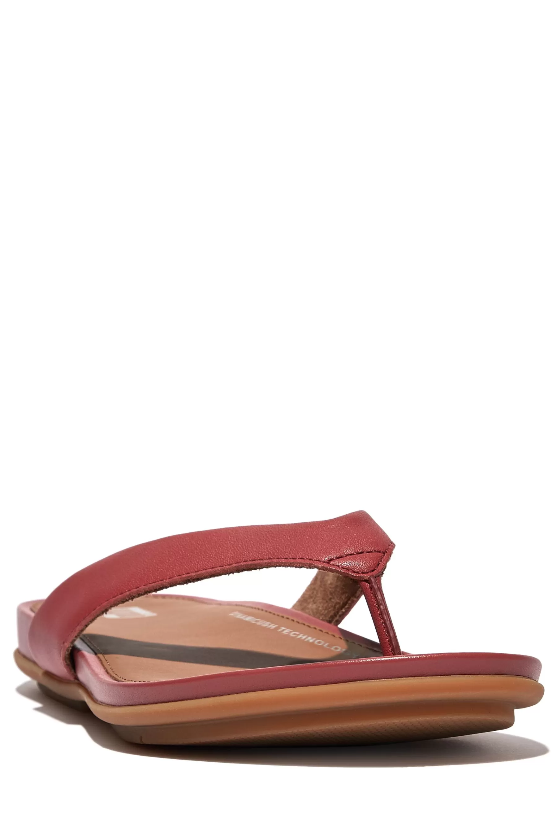 FitFlop Sandals | Gracie Leather Flip Flops Red