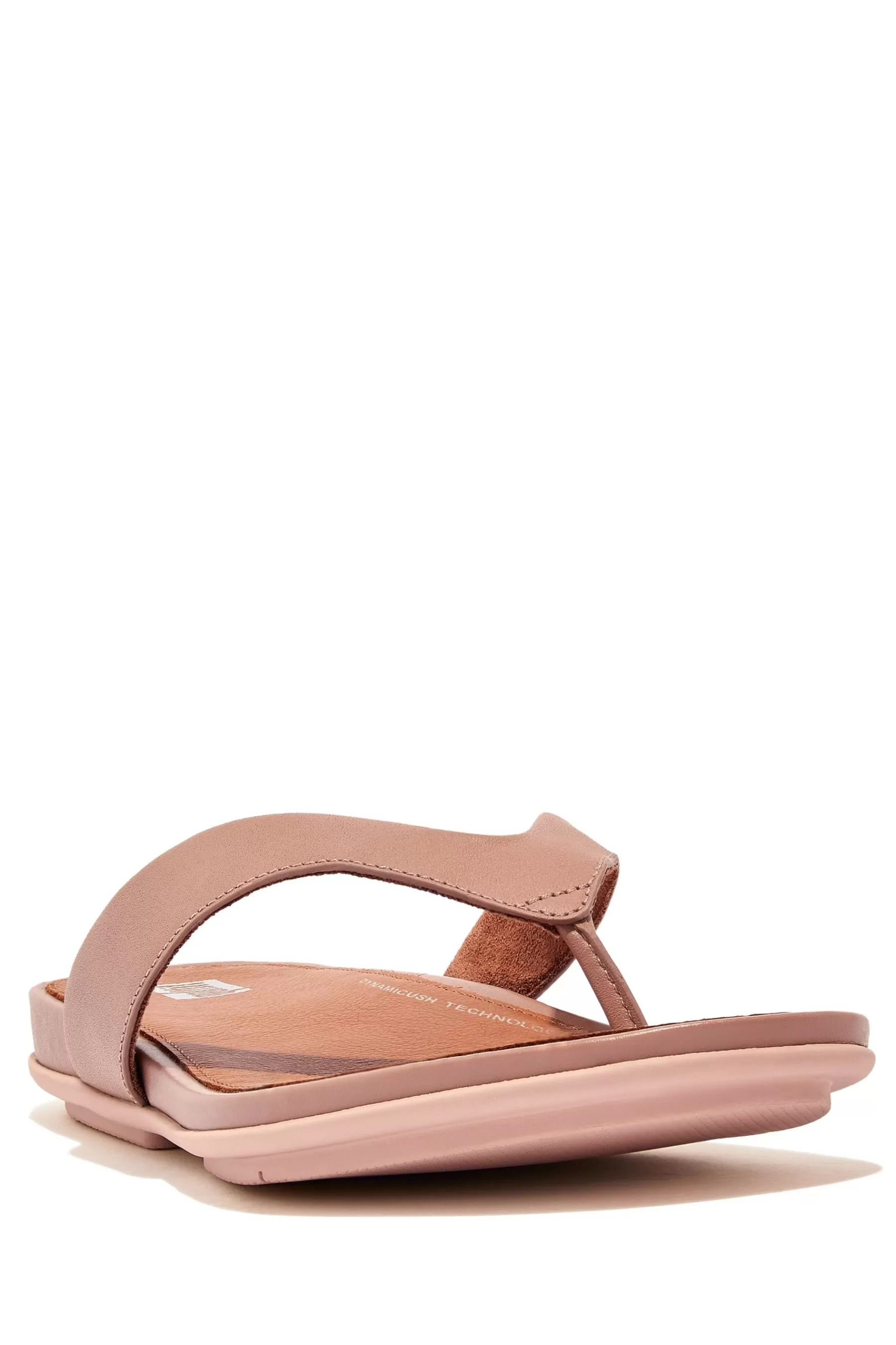 FitFlop Sandals- Gracie Leather Flip-Flops Natural