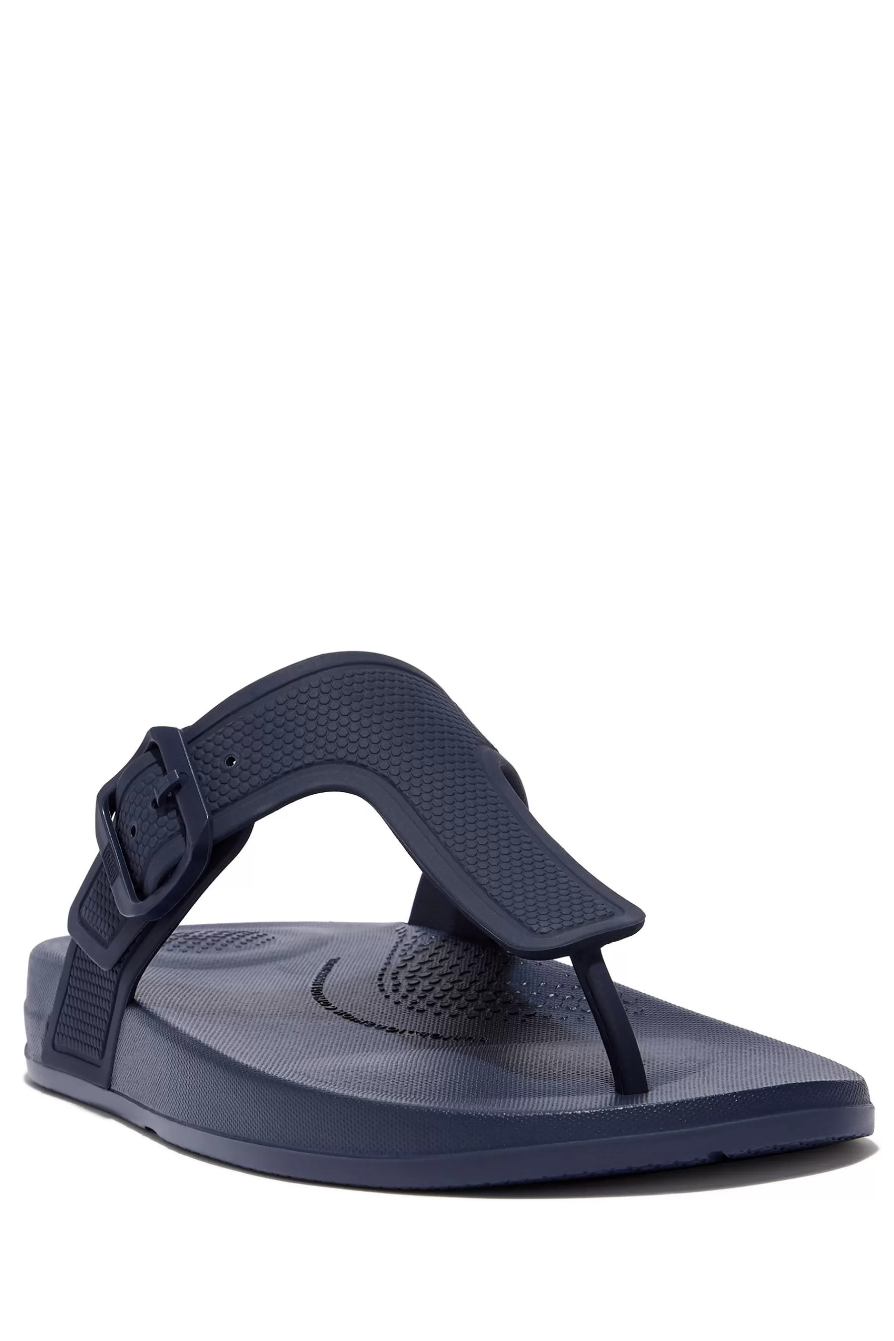 FitFlop Sandals- Iqushion Adjustable Buckle Flip-Flops Blue