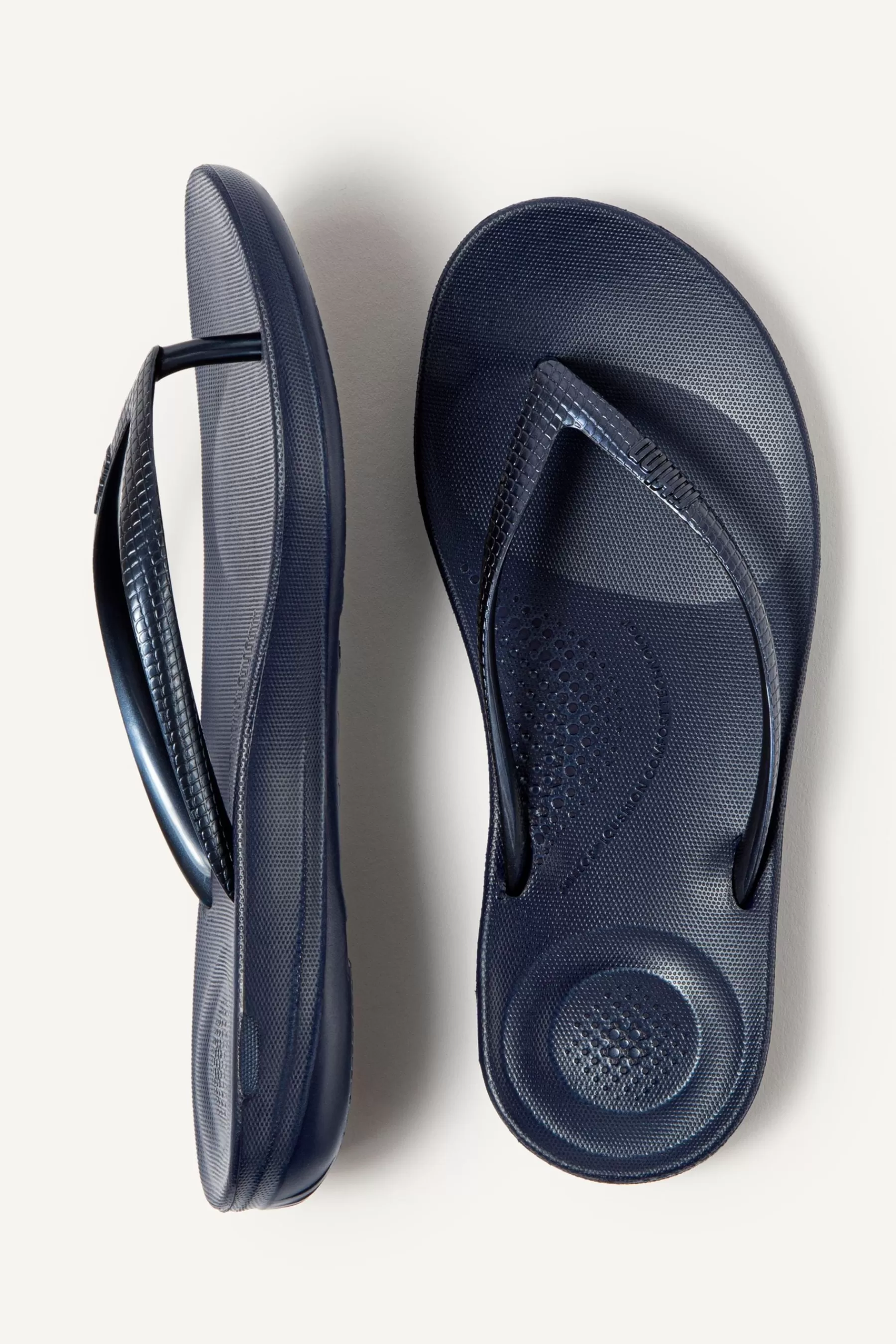 FitFlop Sandals | ™ Iqushion™ Ergonomic Flip Flop Navy Blue