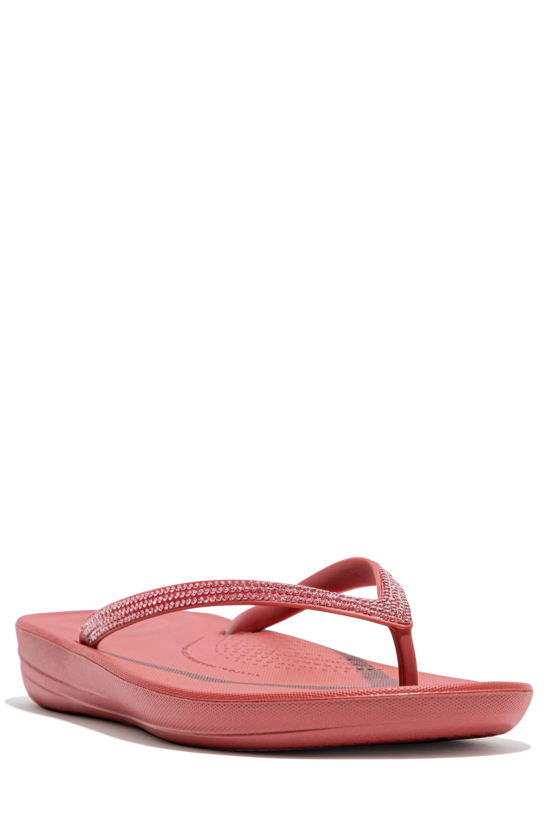 FitFlop Sandals- Iqushion Sparkle Flip Flops Red