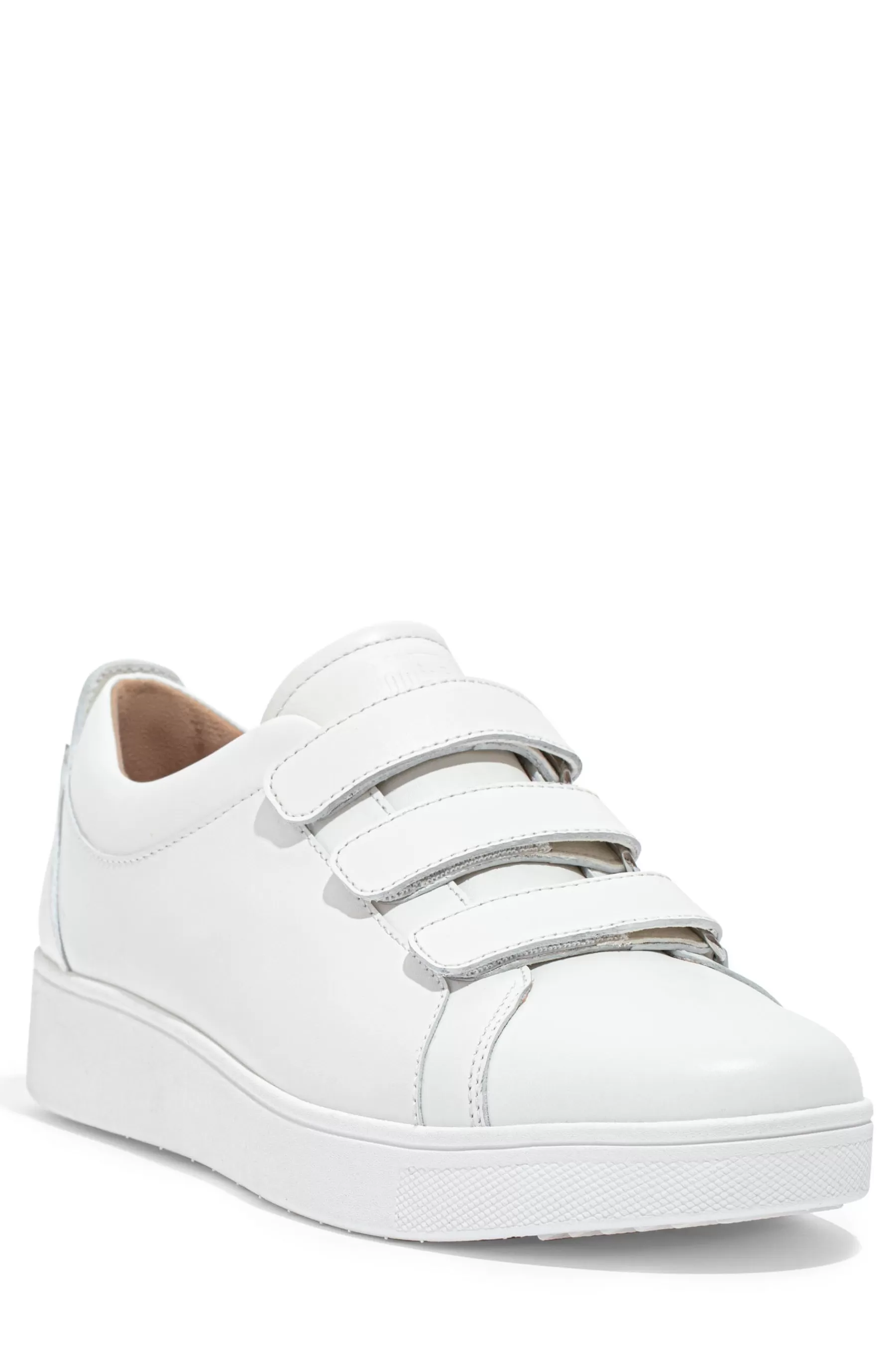 FitFlop Flat- Rally Strap Leather Shoes White