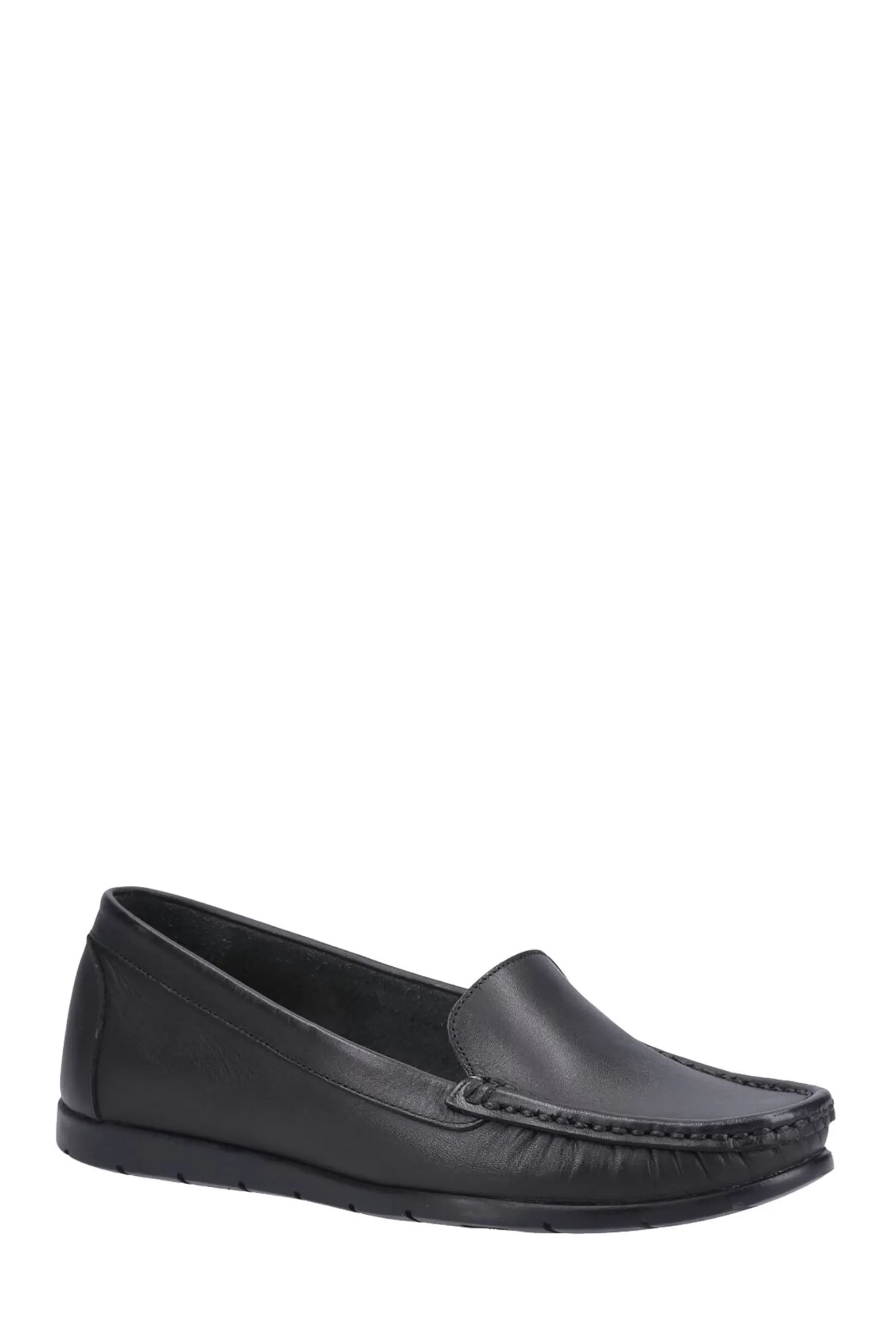 Fleet & Foster Flat- Tiggy Slip On Loafers Black