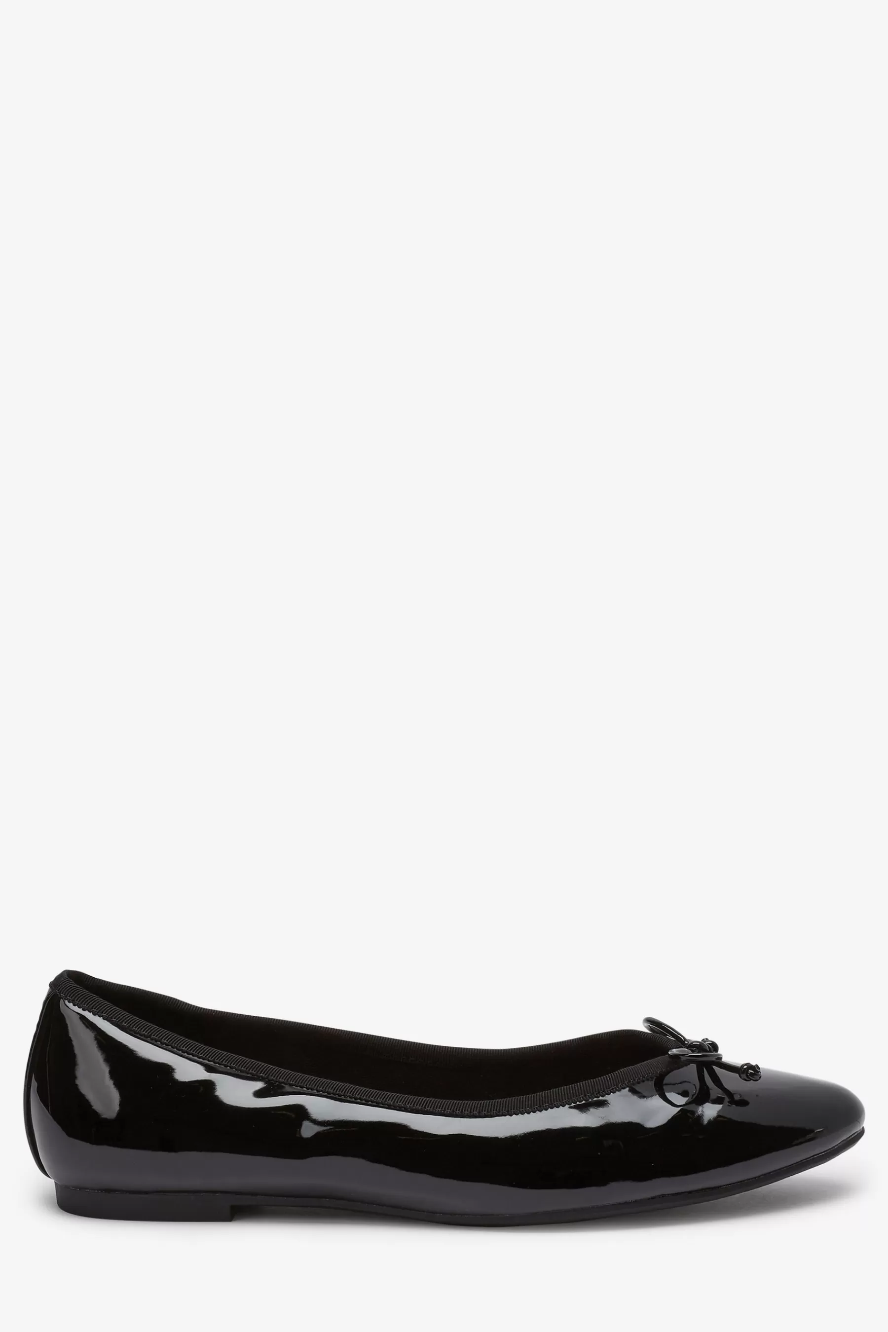 Next Flat-Forever Comfort® Ballerina Shoes Black Patent