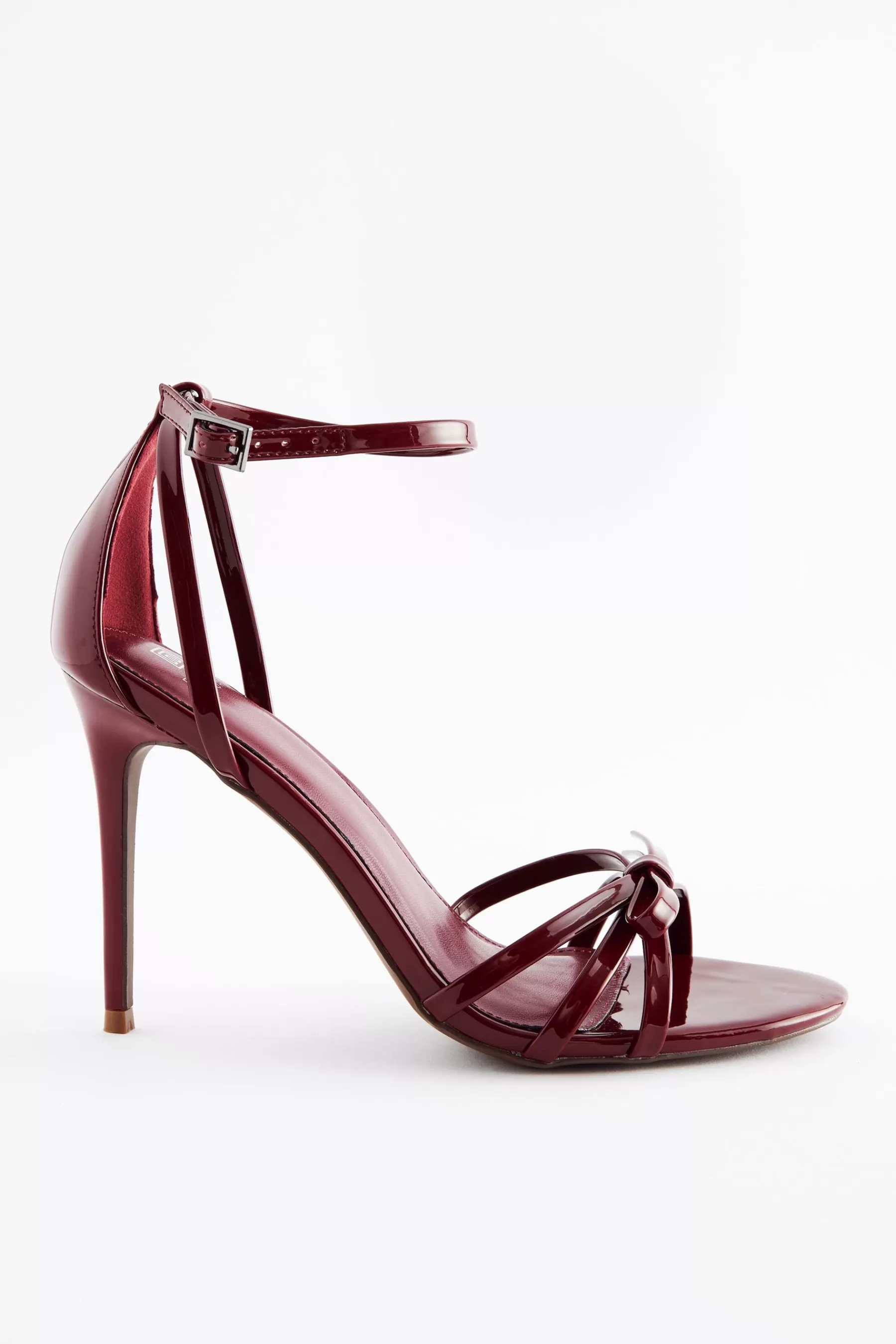 Next Sandals | Forever Comfort® Barely There Bow Stiletto Sandals Red