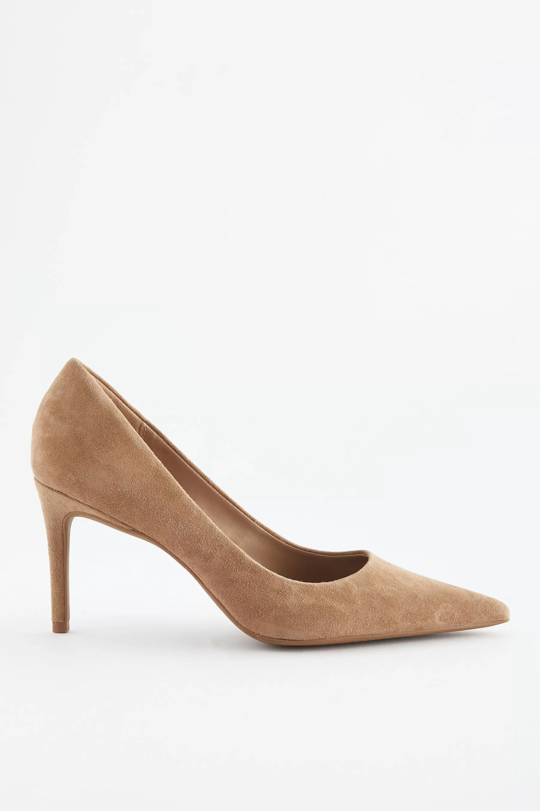 Next Heels | Forever Comfort® Leather Mid Court Shoes Camel