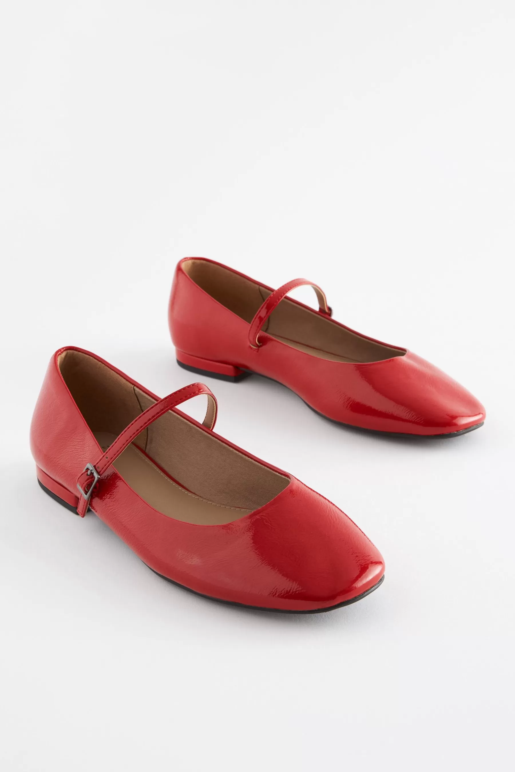 Next Flat-Forever Comfort® Mary Jane Shoes Red