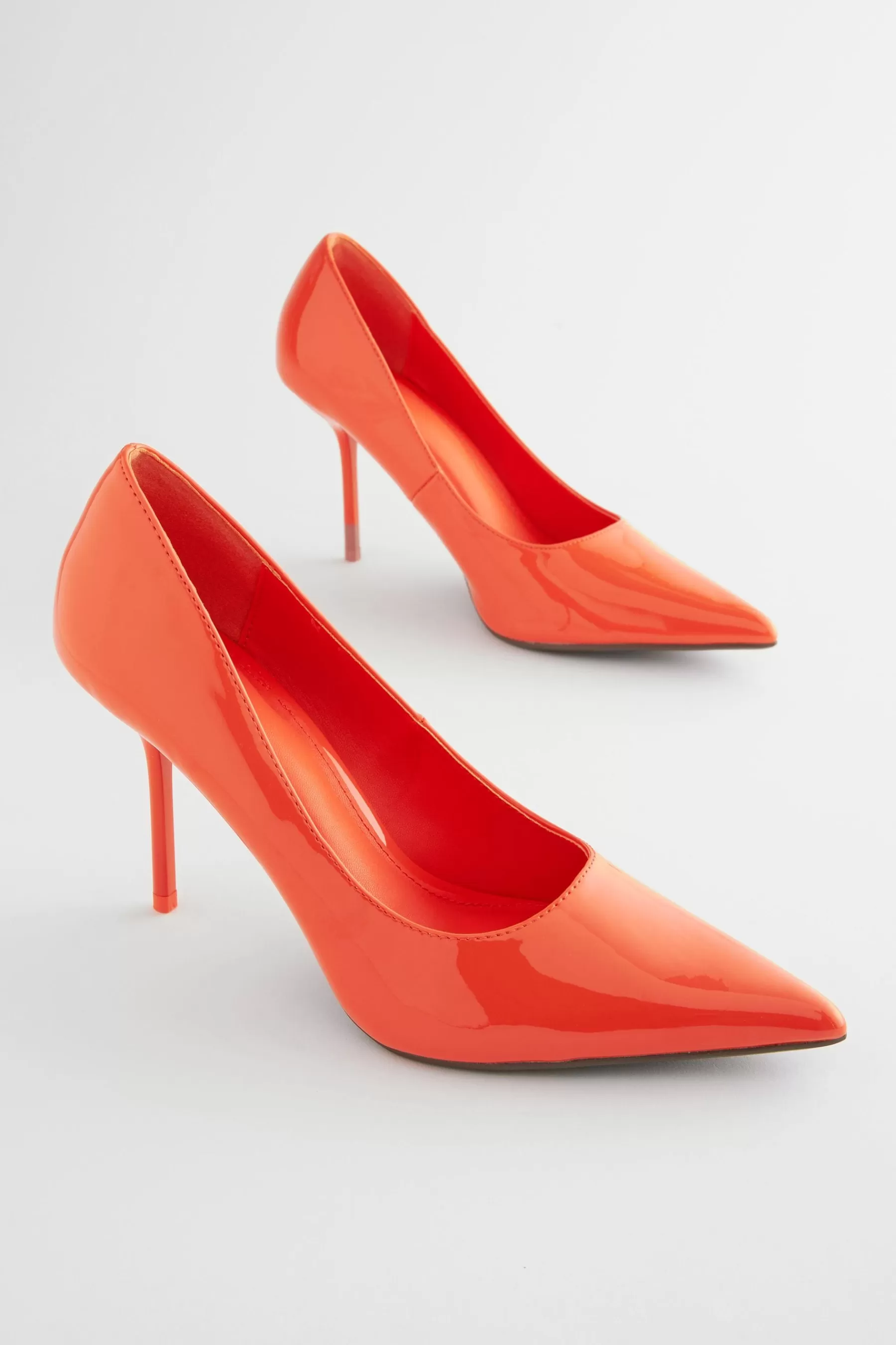 Next Heels | Forever Comfort® Point Toe Court Shoes Orange