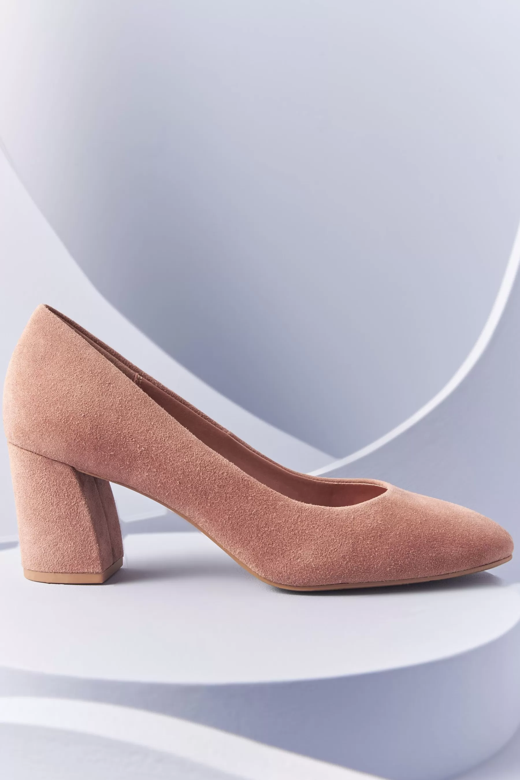 Next Heels | Forever Comfort® With Motionflex Block Court Shoes Camel