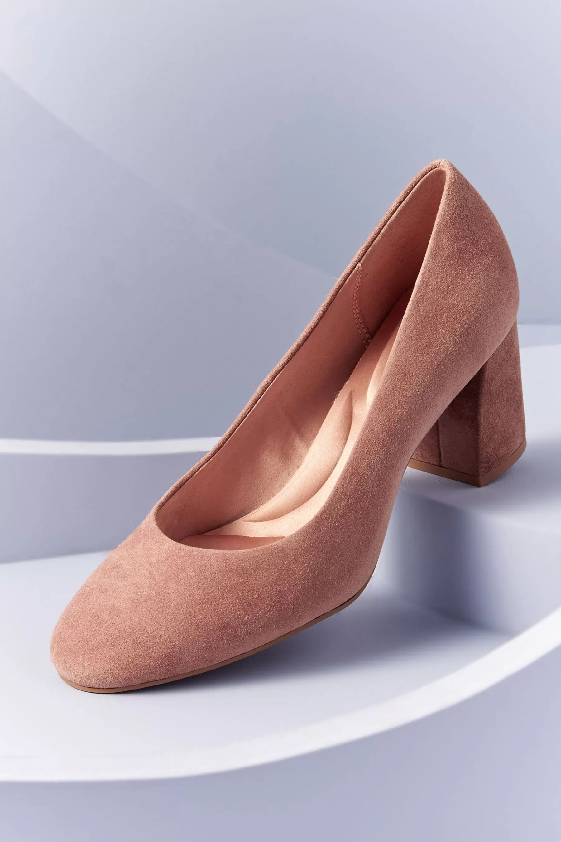 Next Heels | Forever Comfort® With Motionflex Block Court Shoes Camel