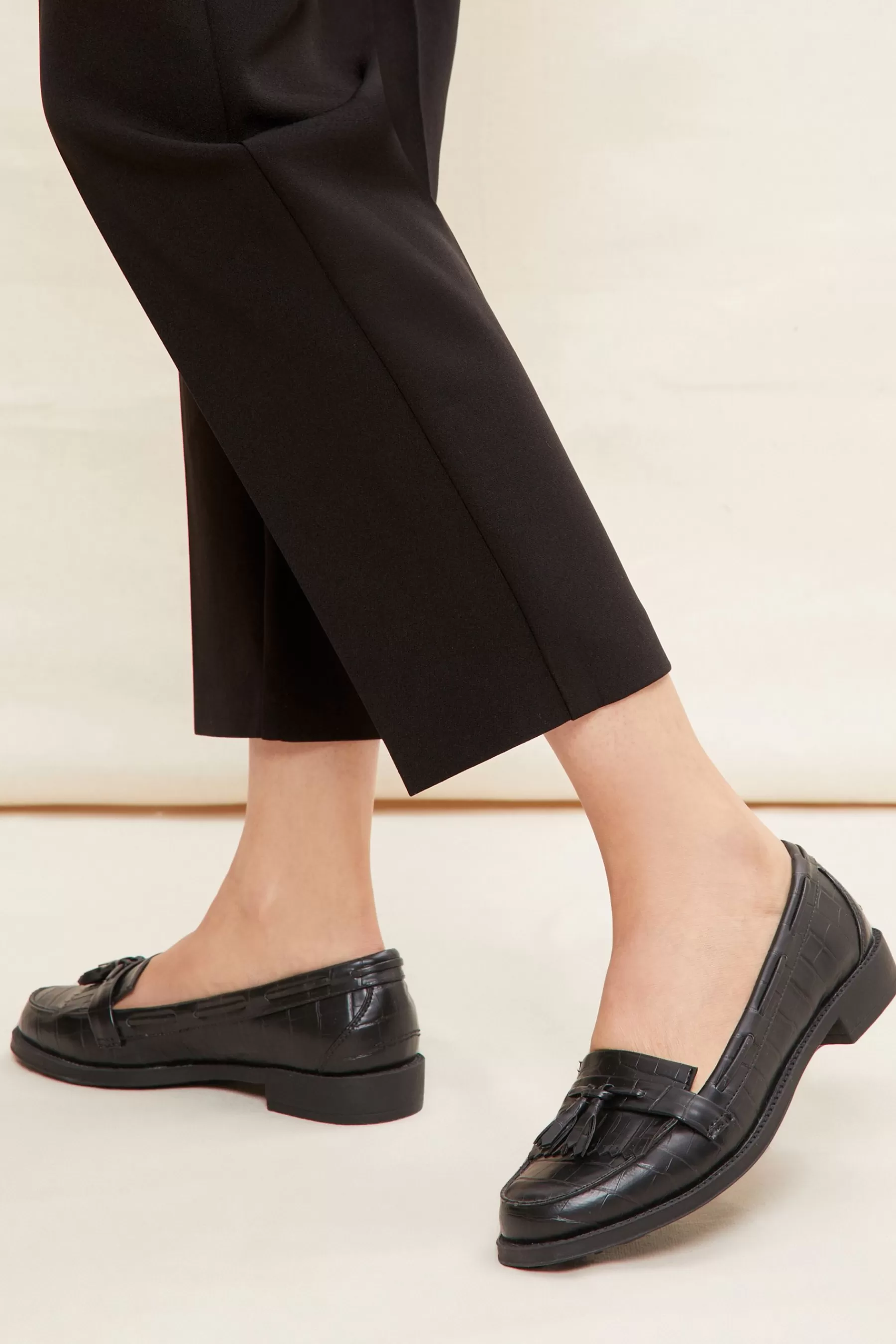 Friends Like These Flat- Tassel Loafer Black