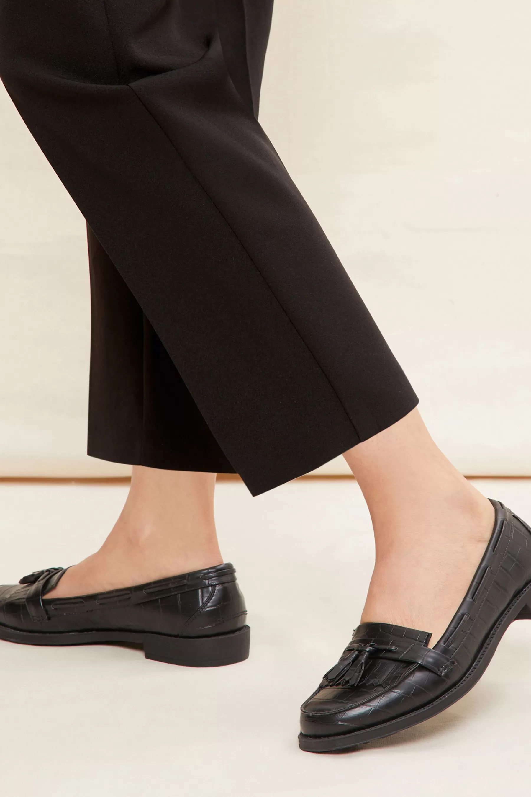 Friends Like These Flat- Tassel Loafer Black